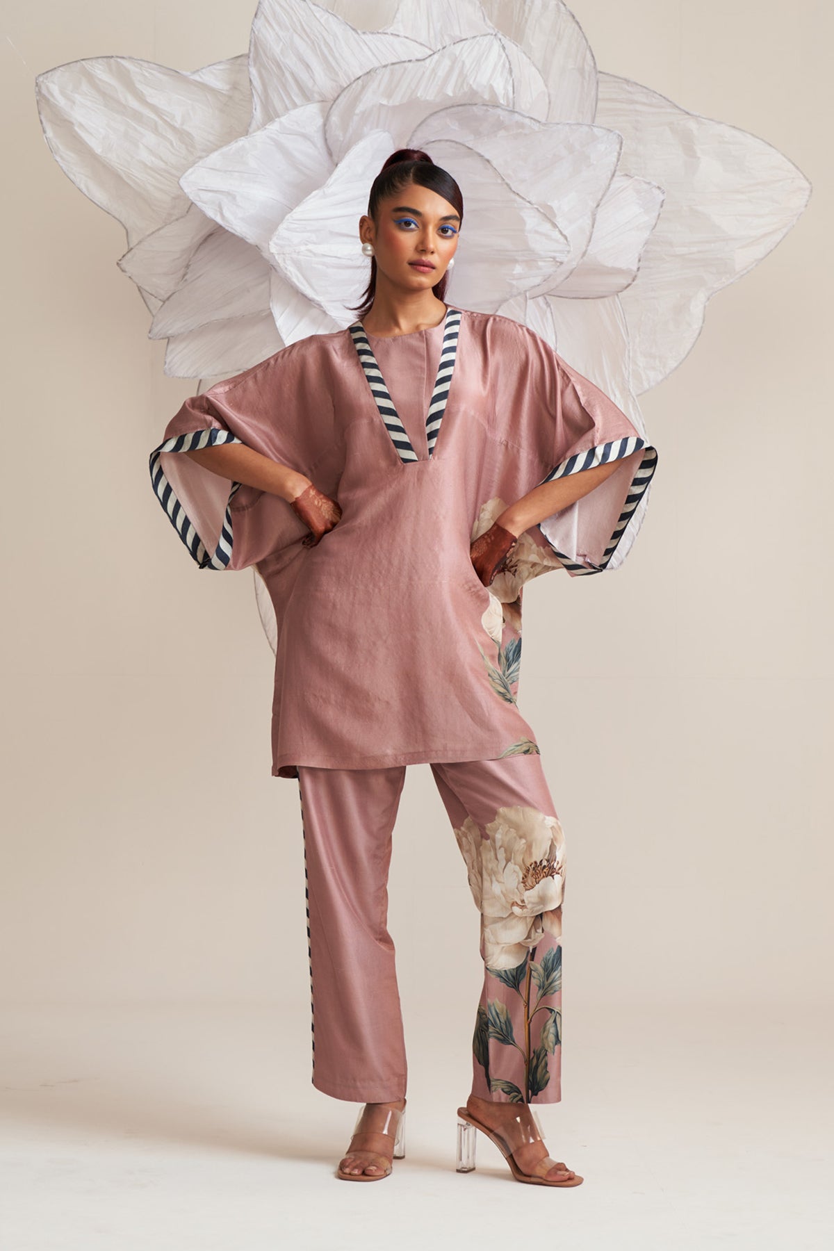 Batwing sleeve top