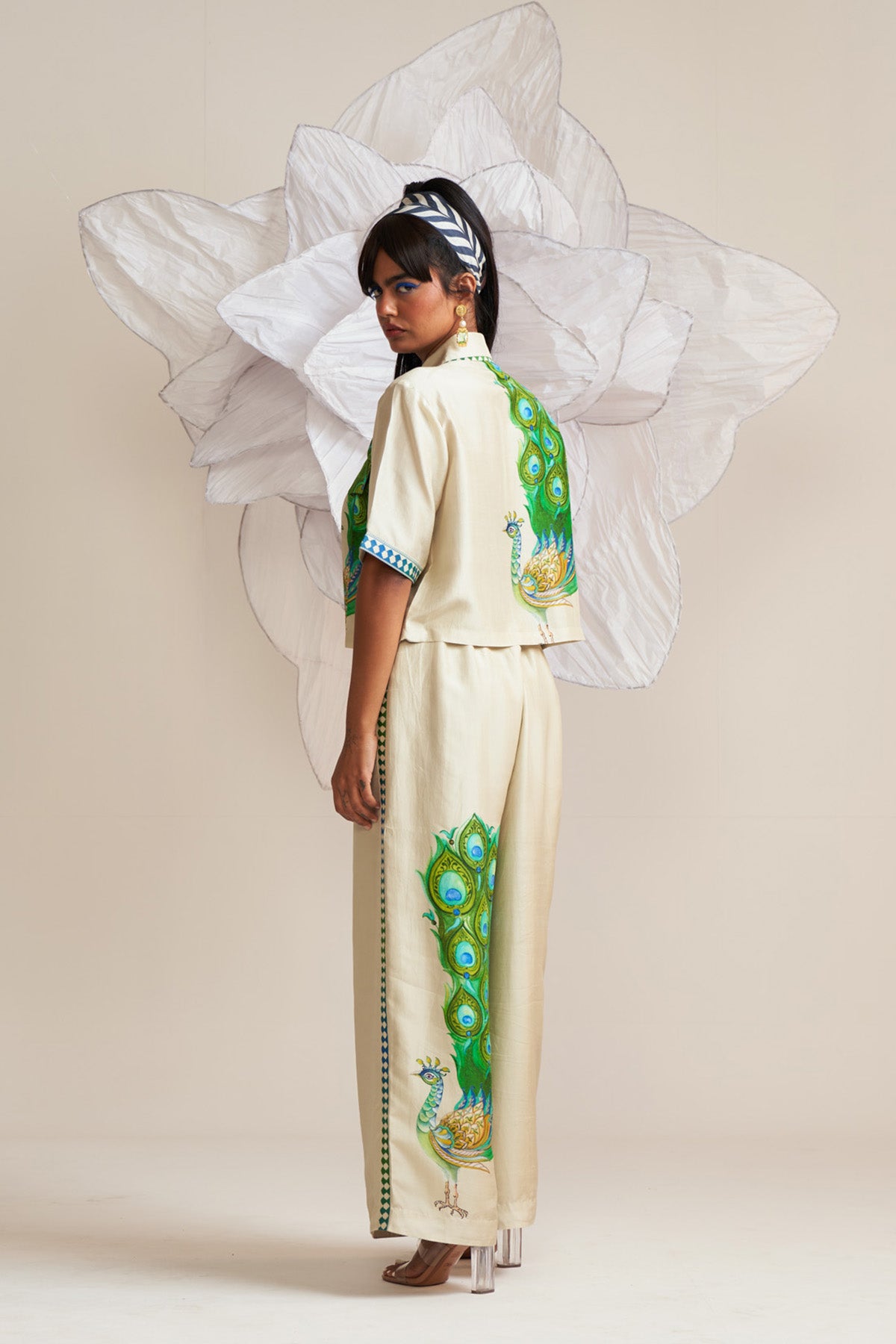 Front pleat detail shirt