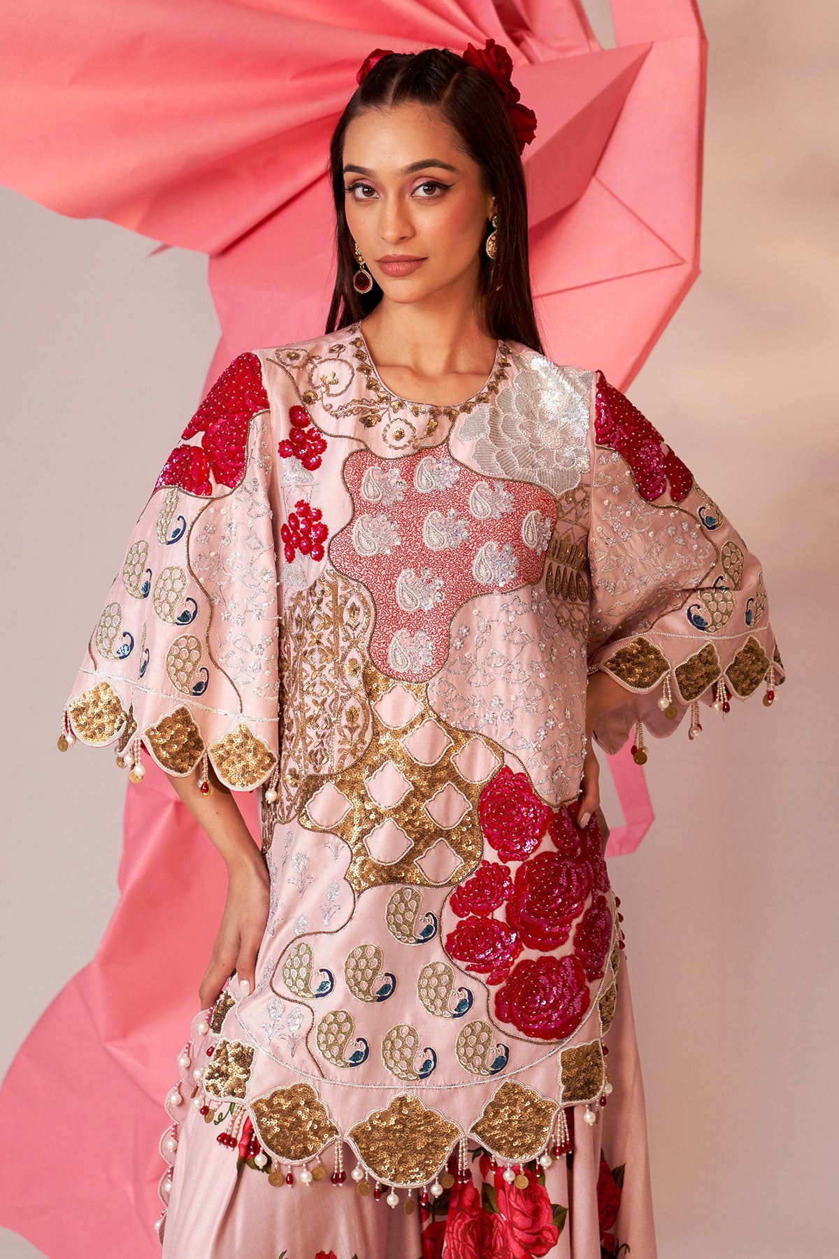 Tulip suit and sharara set