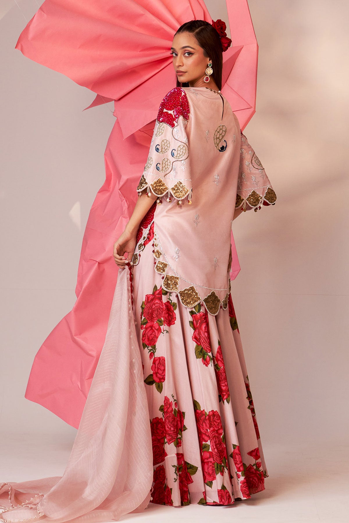 Tulip suit and sharara set