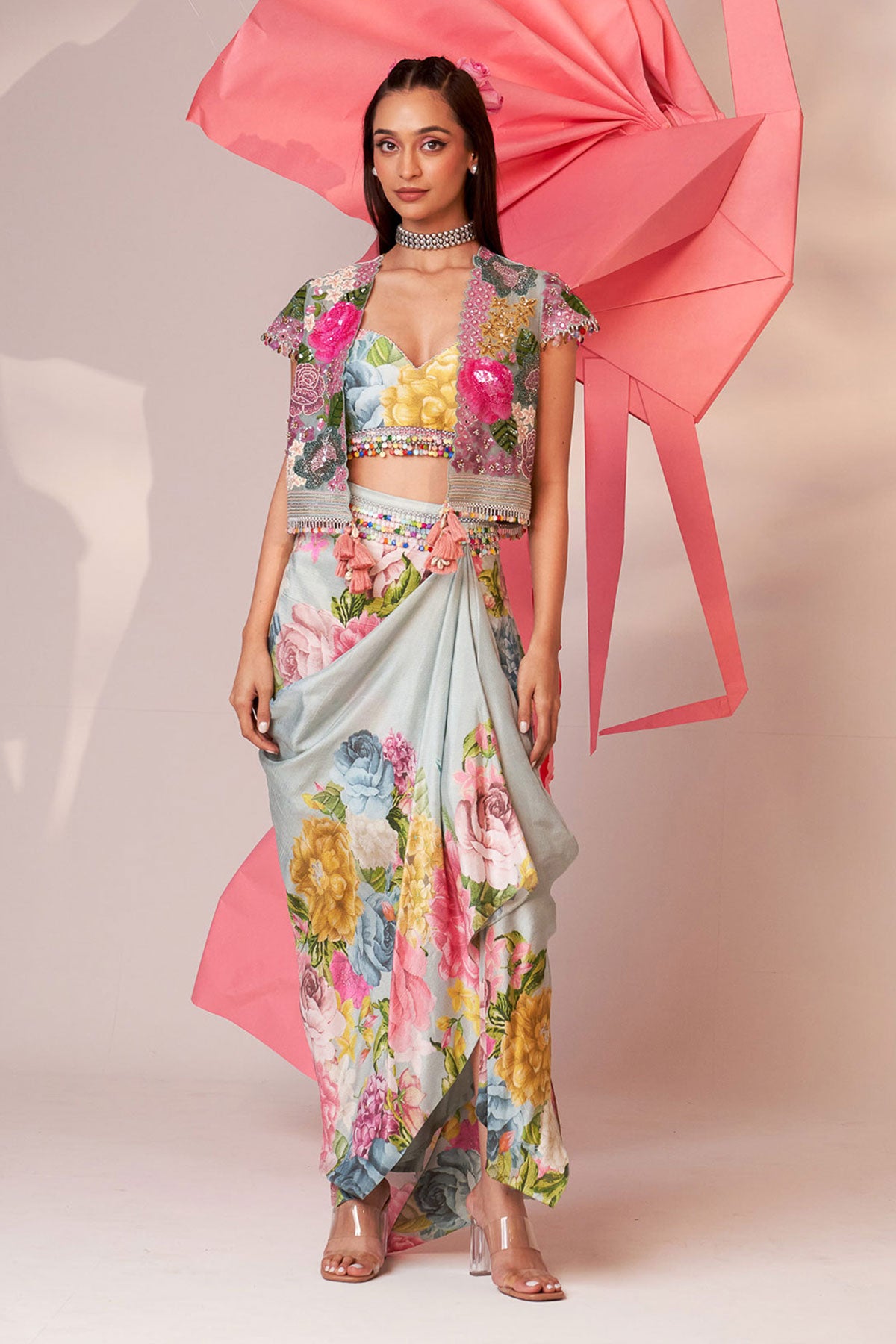 Organza short jacket