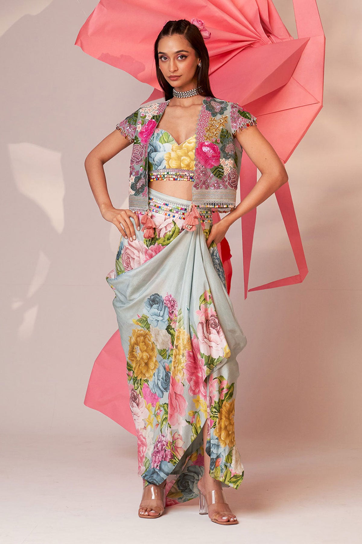 Organza short jacket