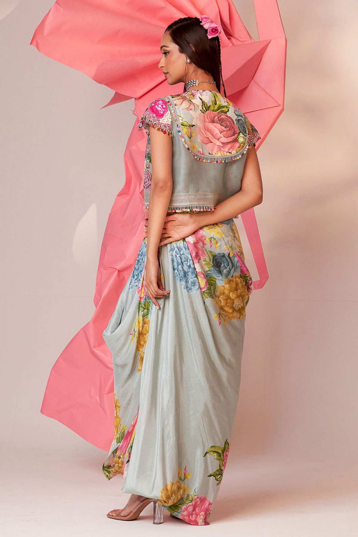 Organza short jacket