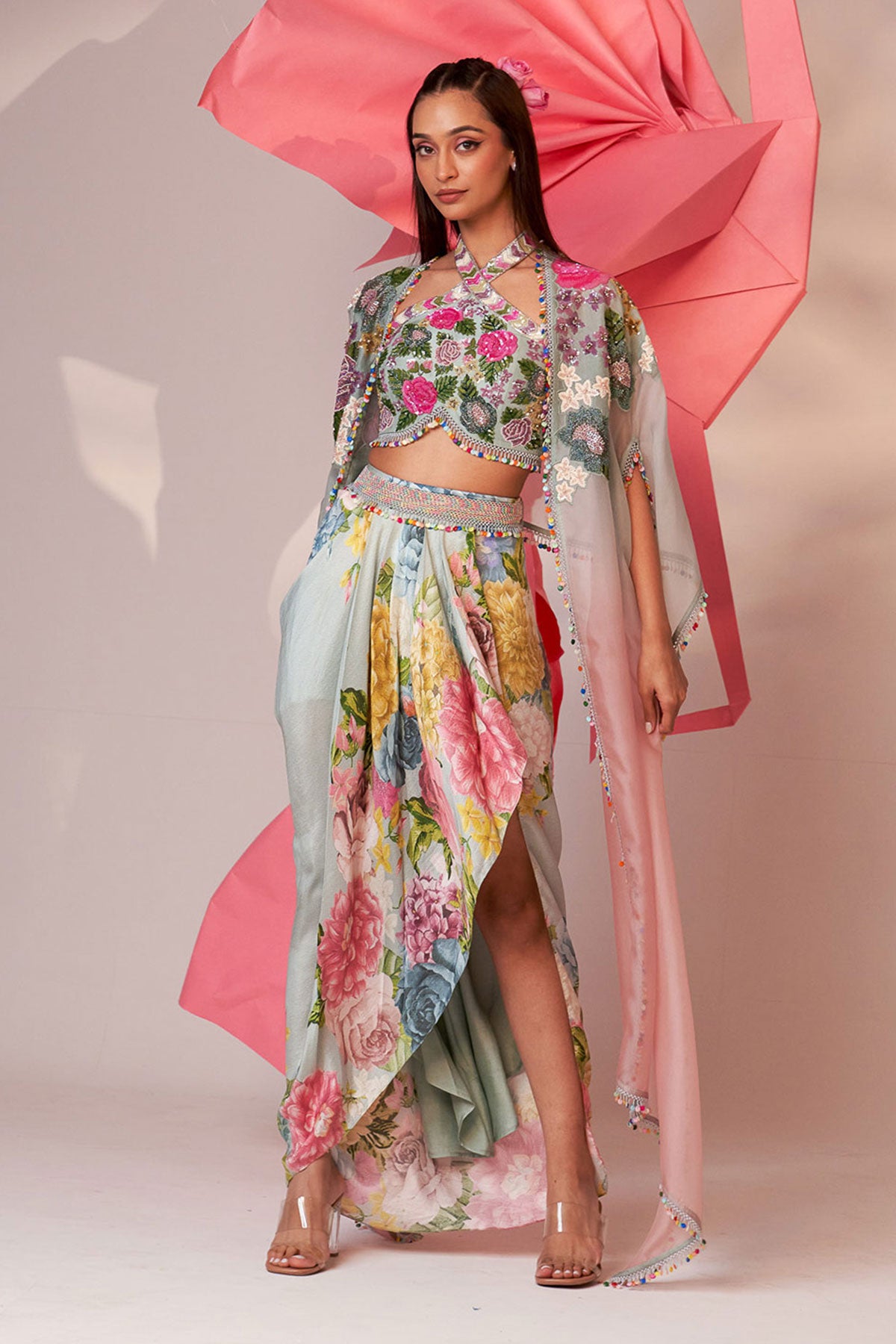Ombre cape set
