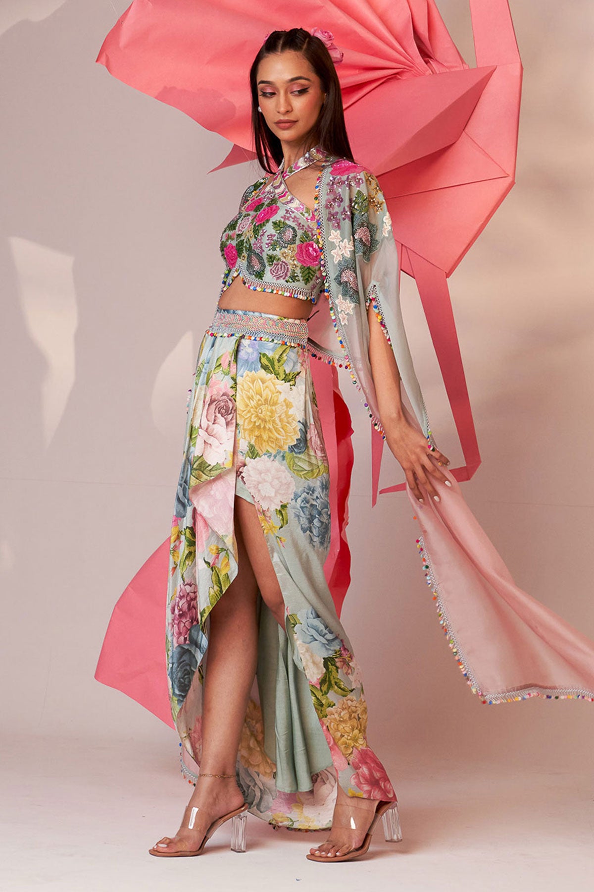 Ombre cape set