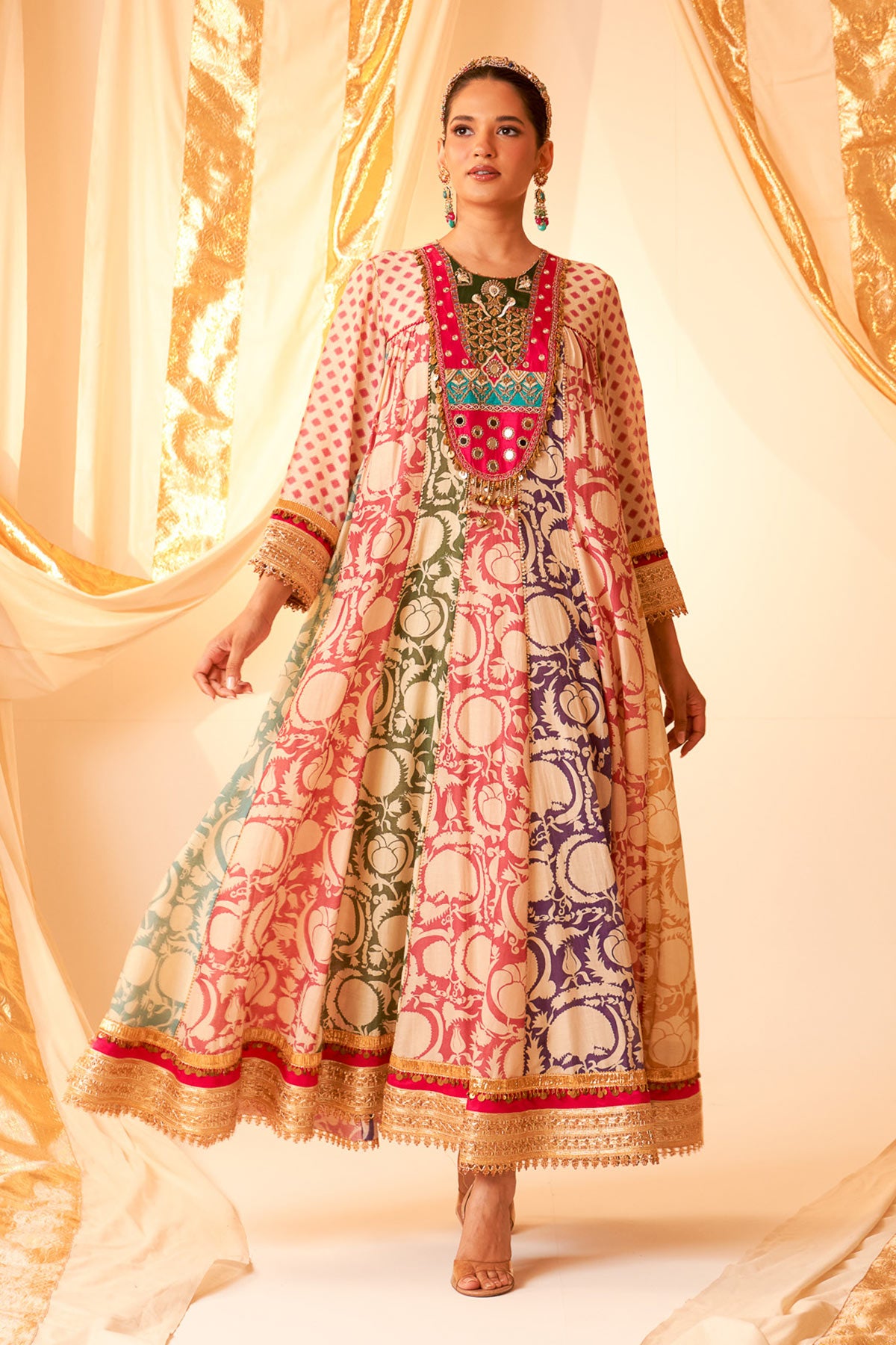 Multi York Anarkali Set