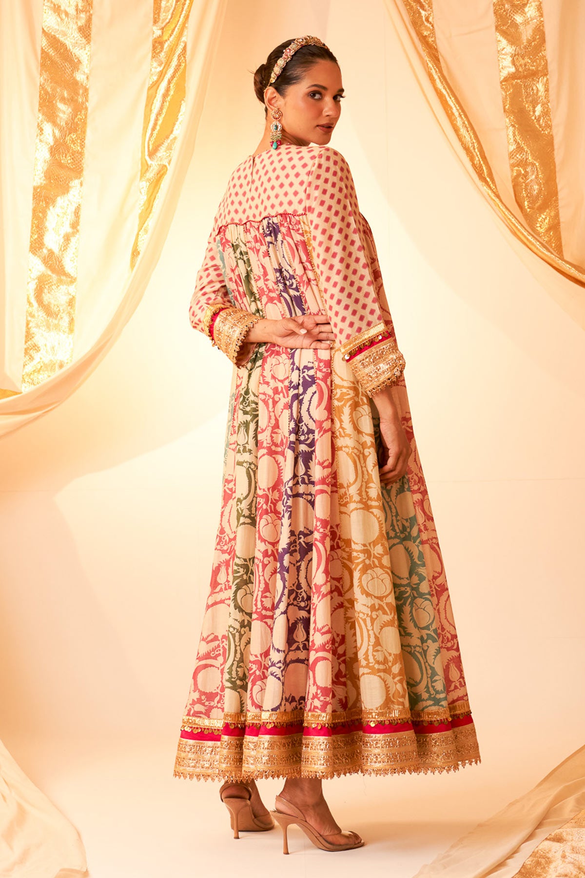 Multi York Anarkali Set
