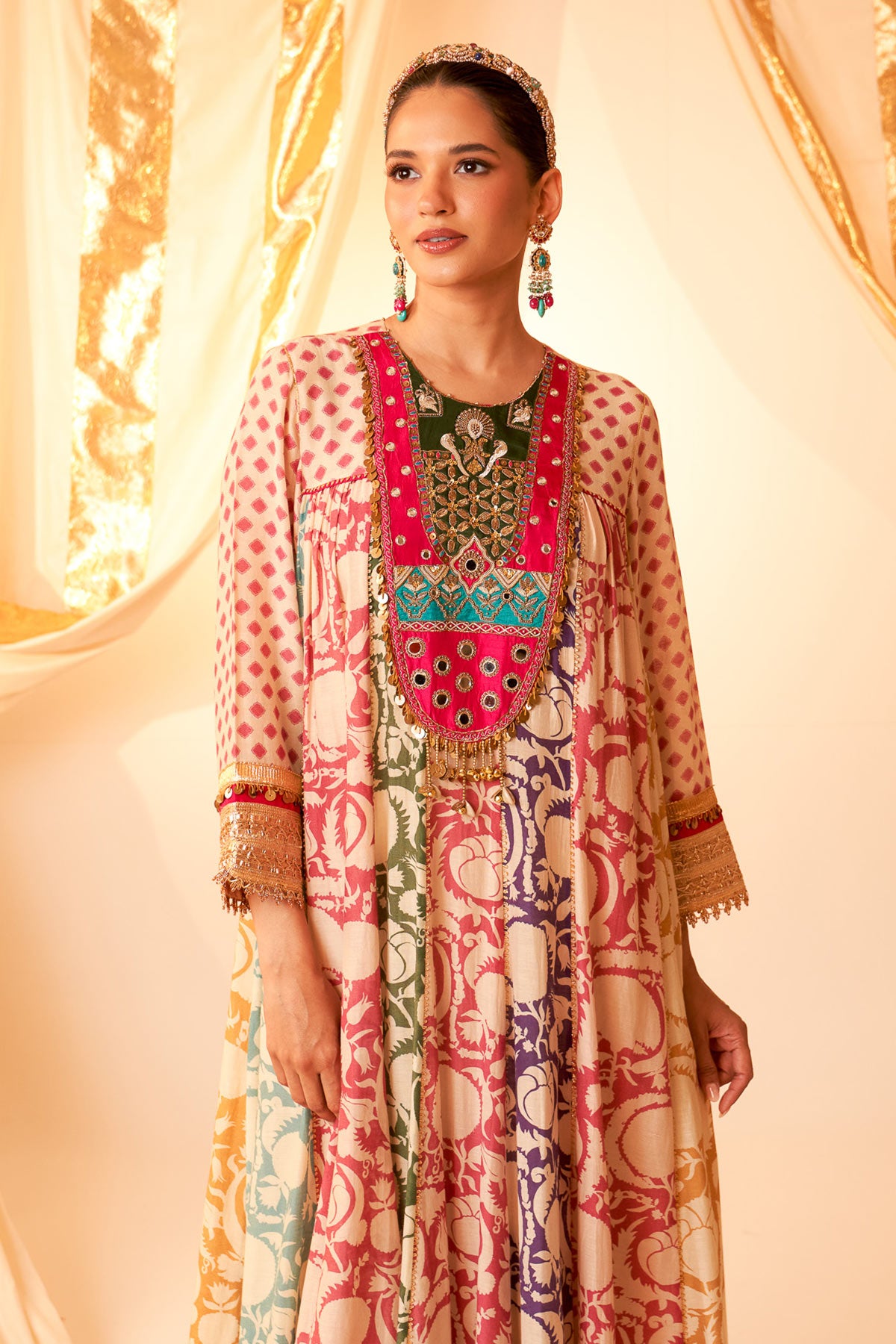 Multi York Anarkali Set