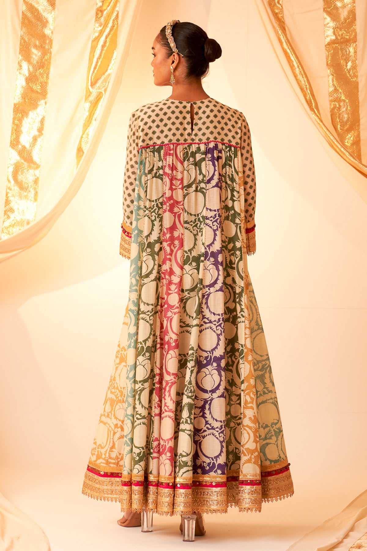 Multi York Anarkali Set