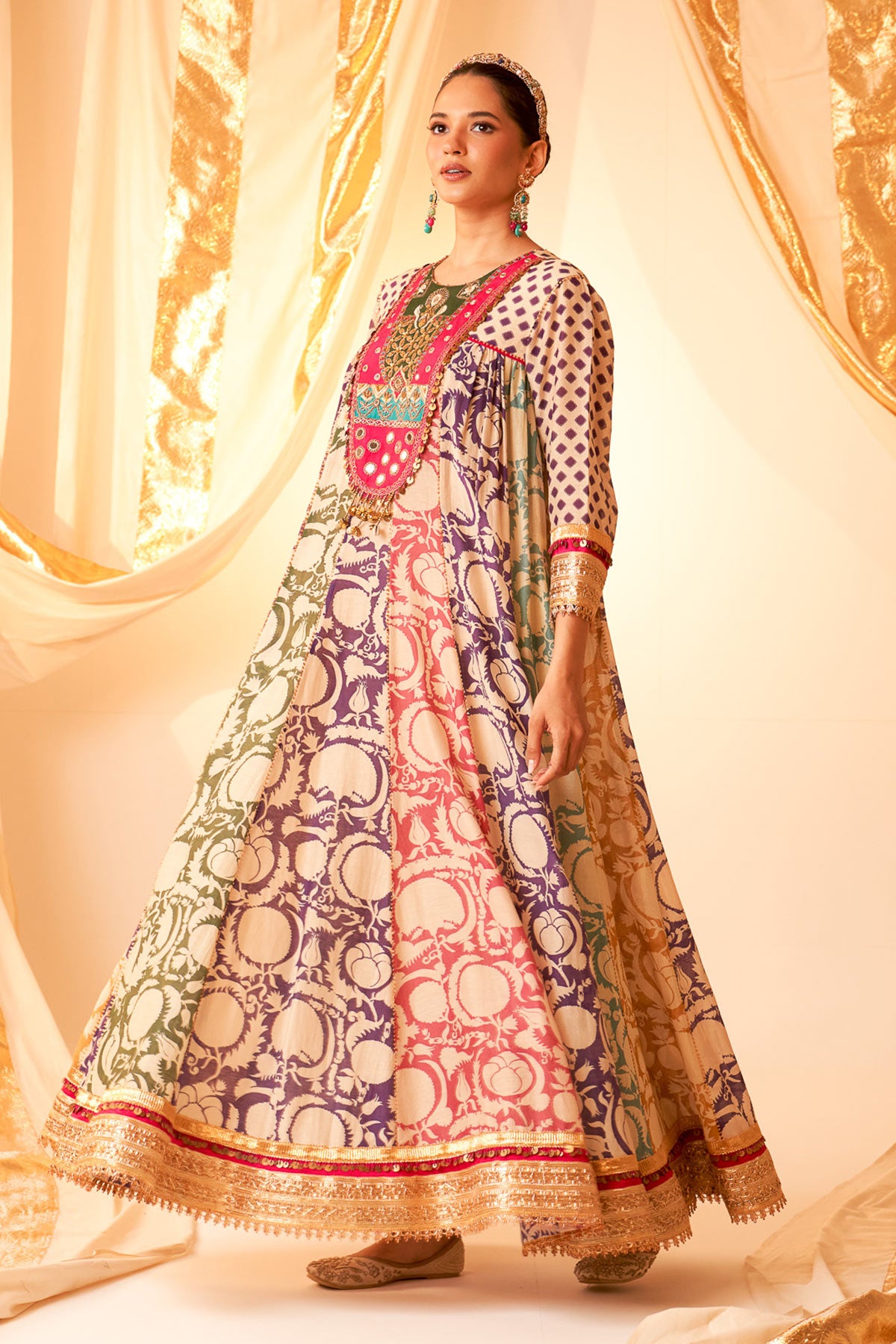 Multi York Anarkali Set