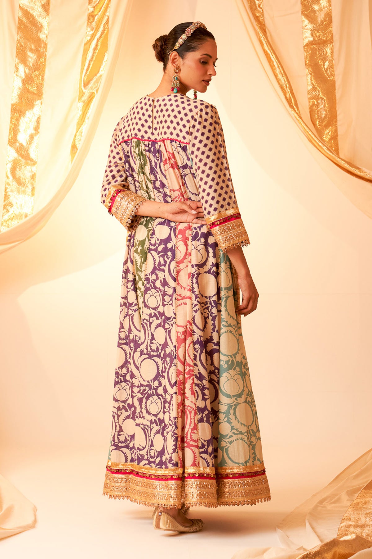 Multi York Anarkali Set