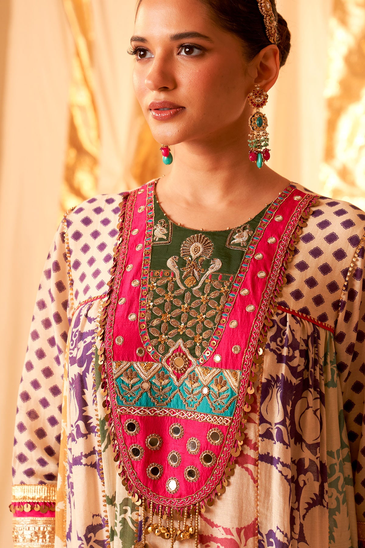 Multi York Anarkali Set