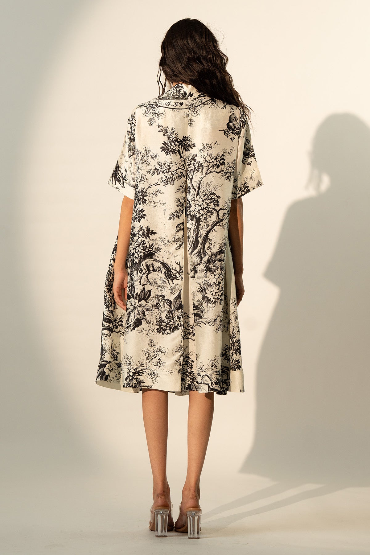 A LINE PATCH POCKET DRESS