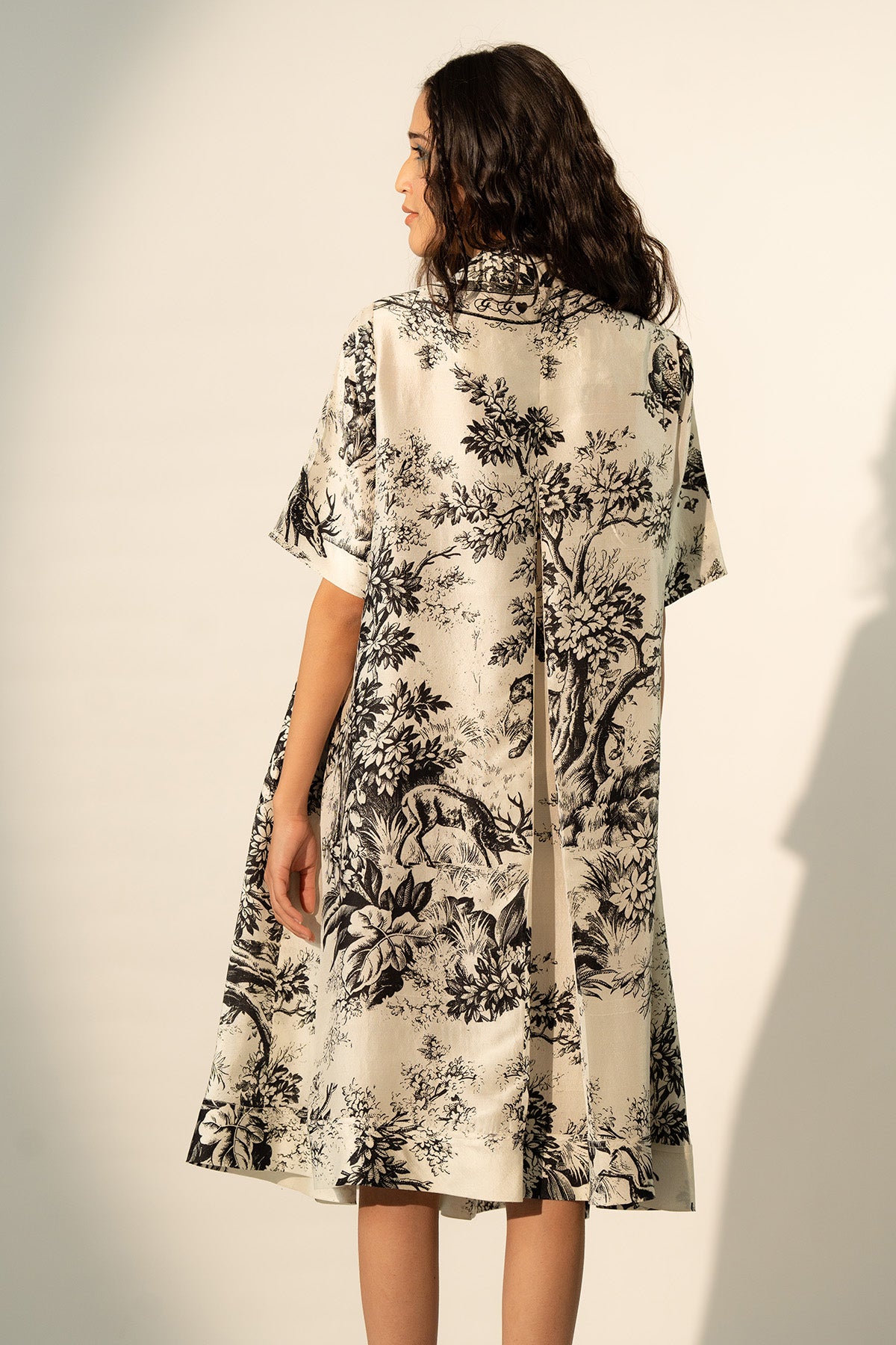 A LINE PATCH POCKET DRESS