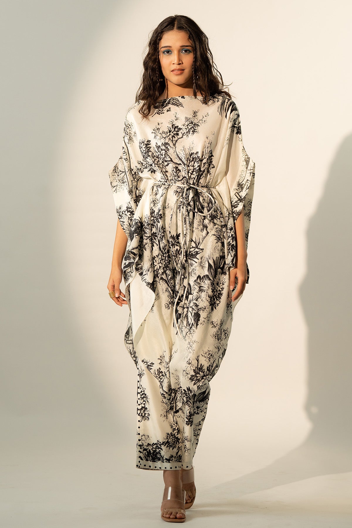 COWL DRAPED DRESS