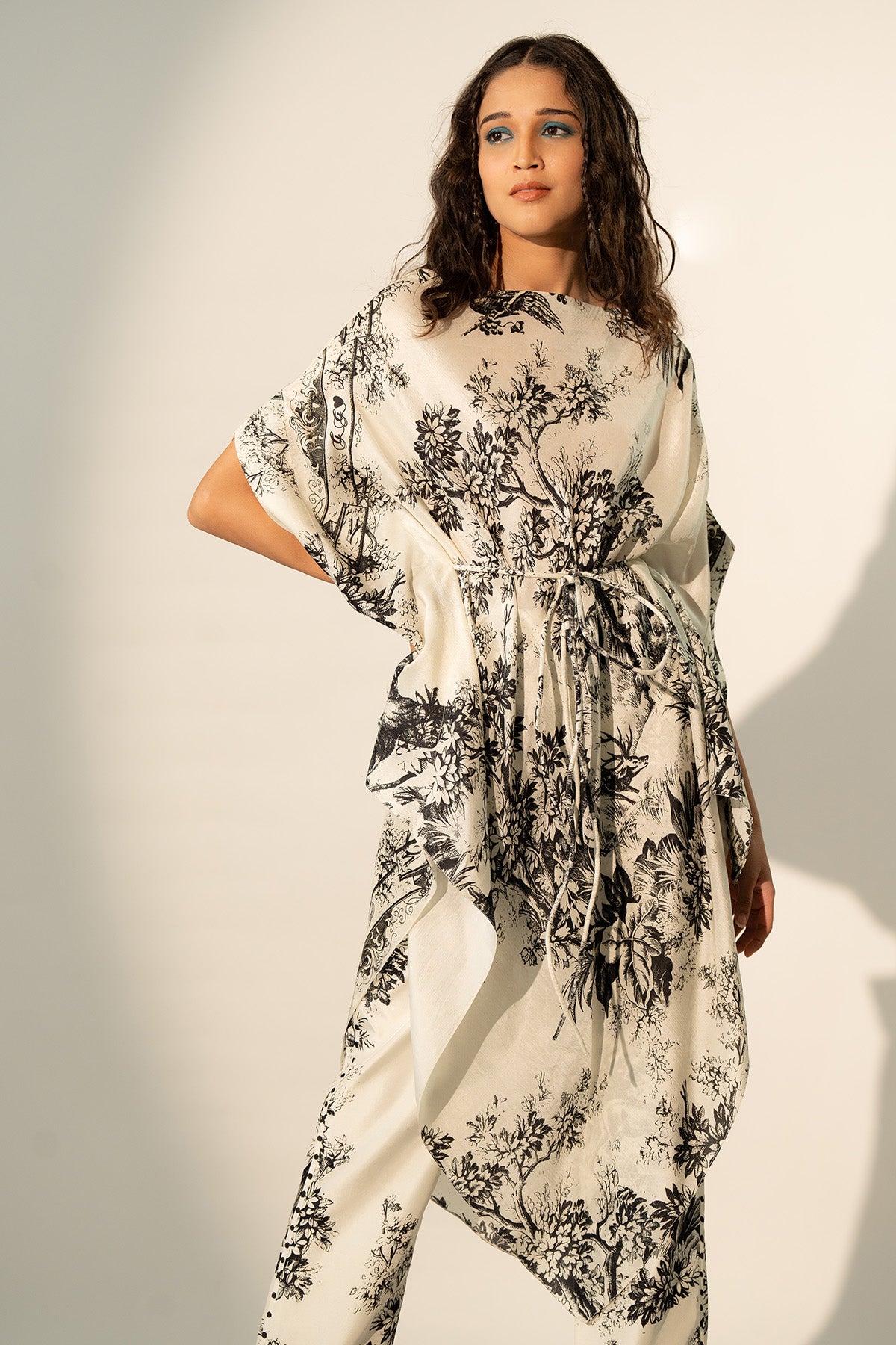 COWL DRAPED DRESS