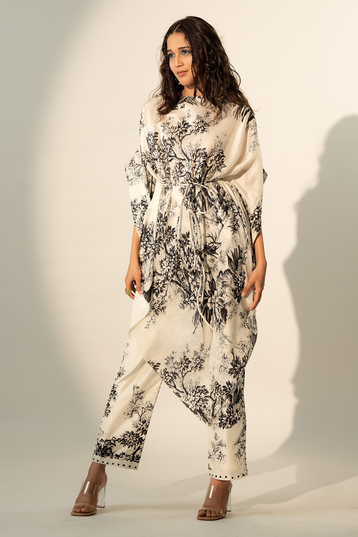 COWL DRAPED DRESS