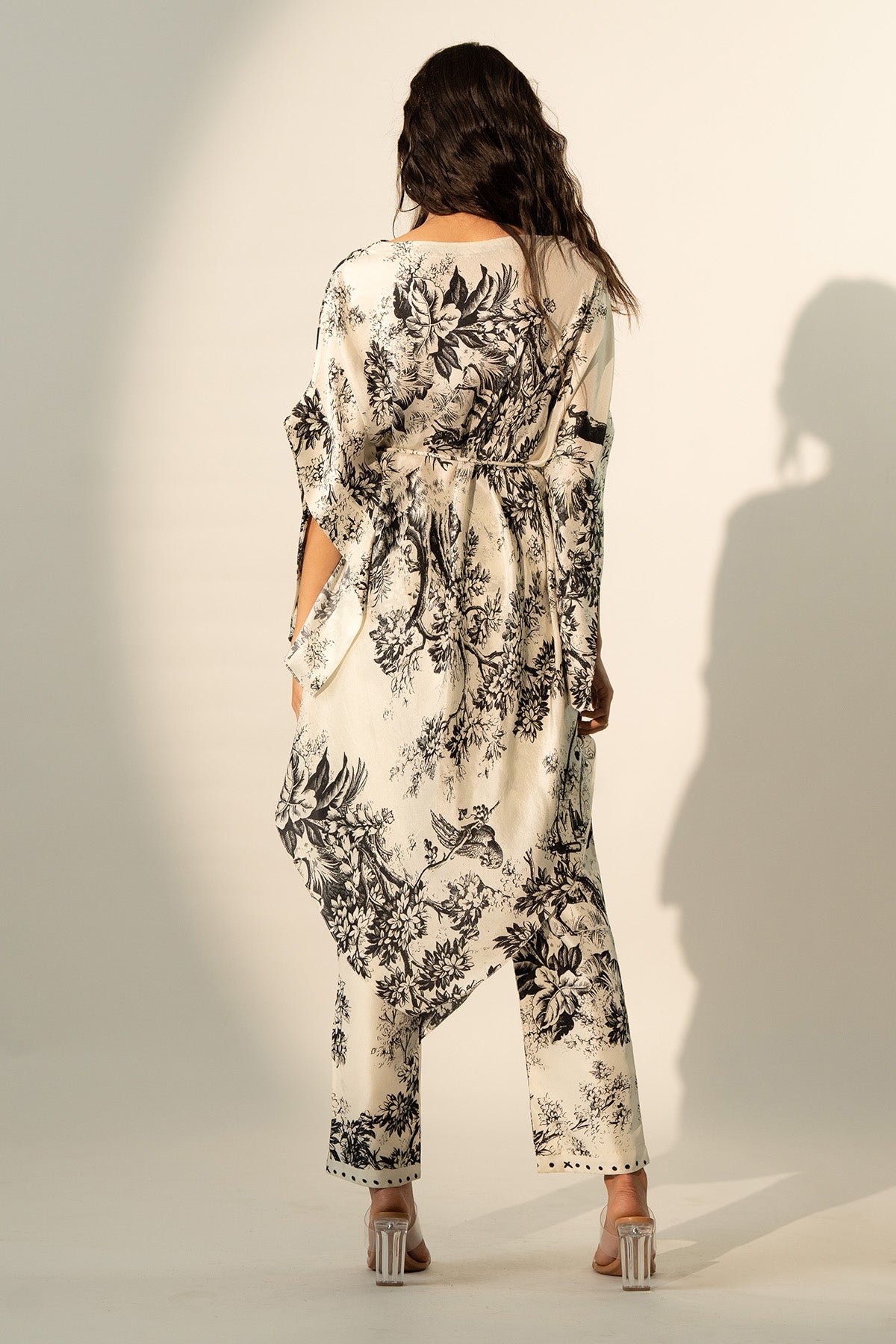 COWL DRAPED DRESS