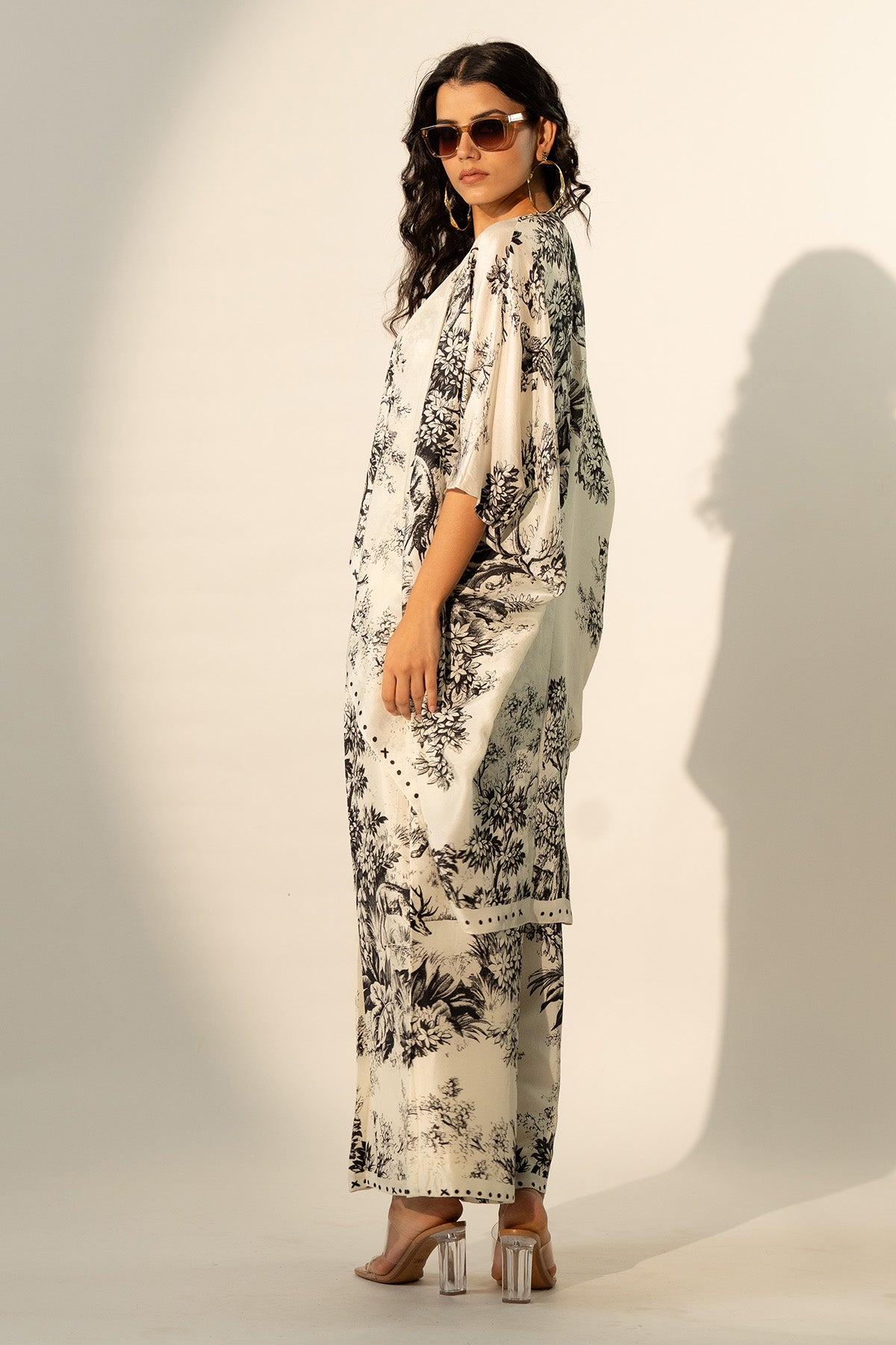 COWL DRAPED DRESS