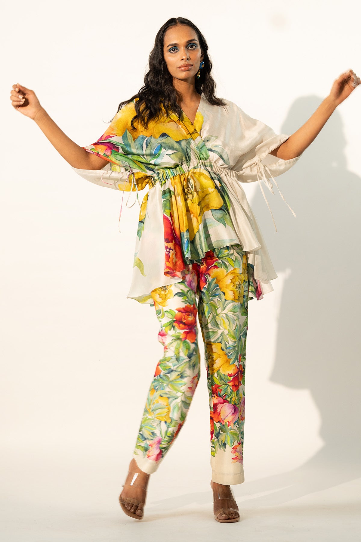 ELASTICATED WAIST TOP