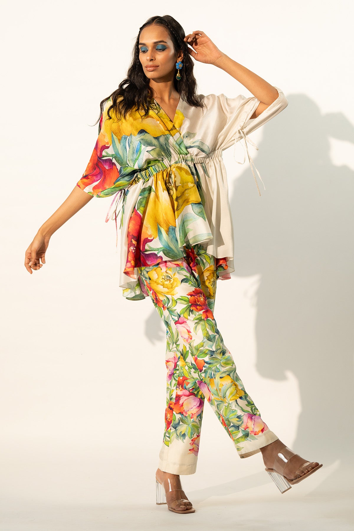 ELASTICATED WAIST TOP