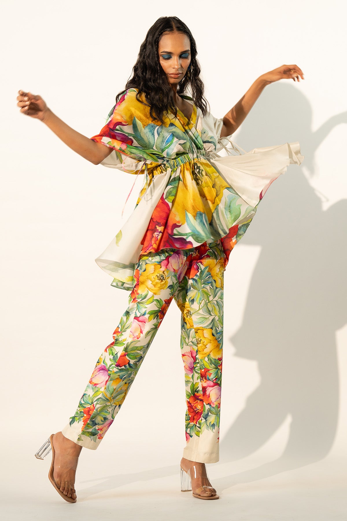 ELASTICATED WAIST TOP