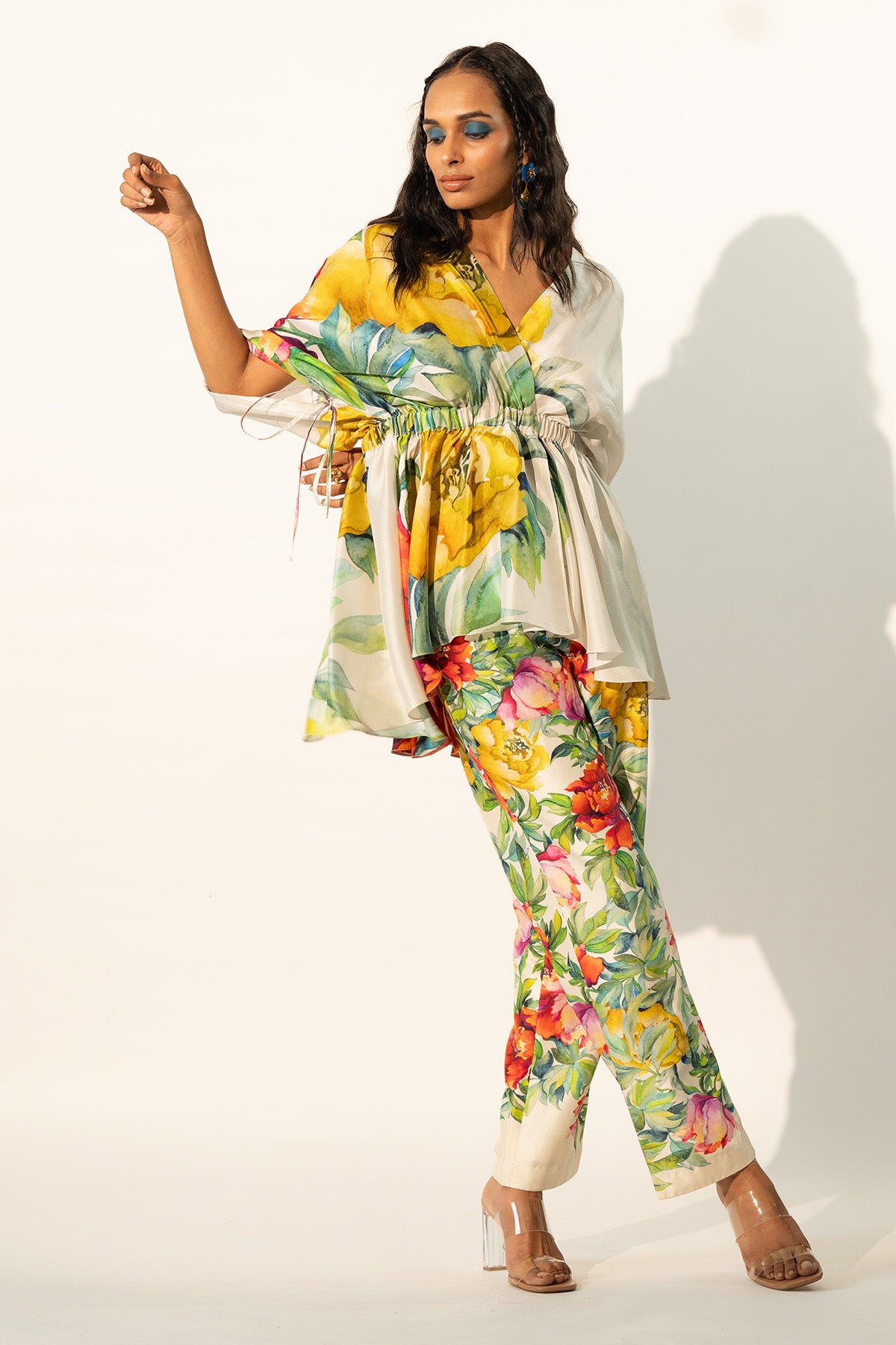 ELASTICATED WAIST TOP