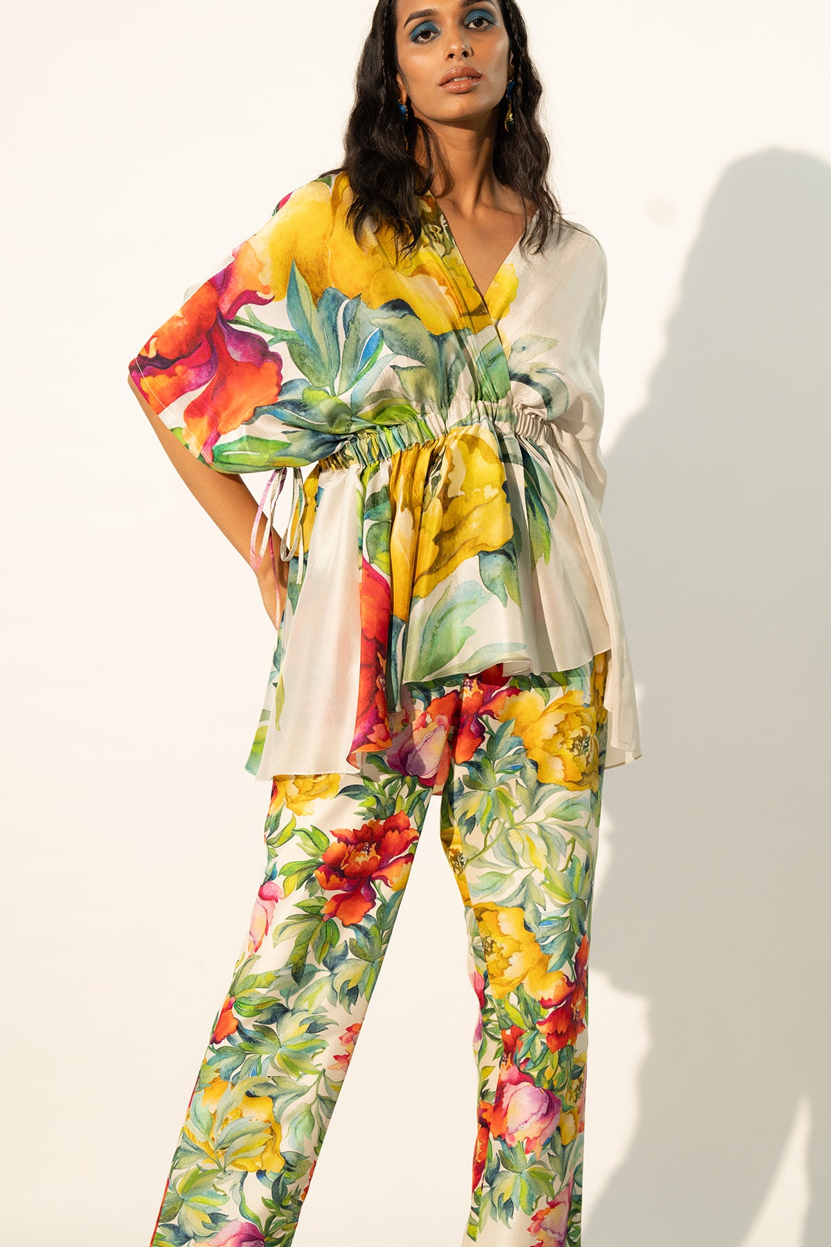 ELASTICATED WAIST TOP