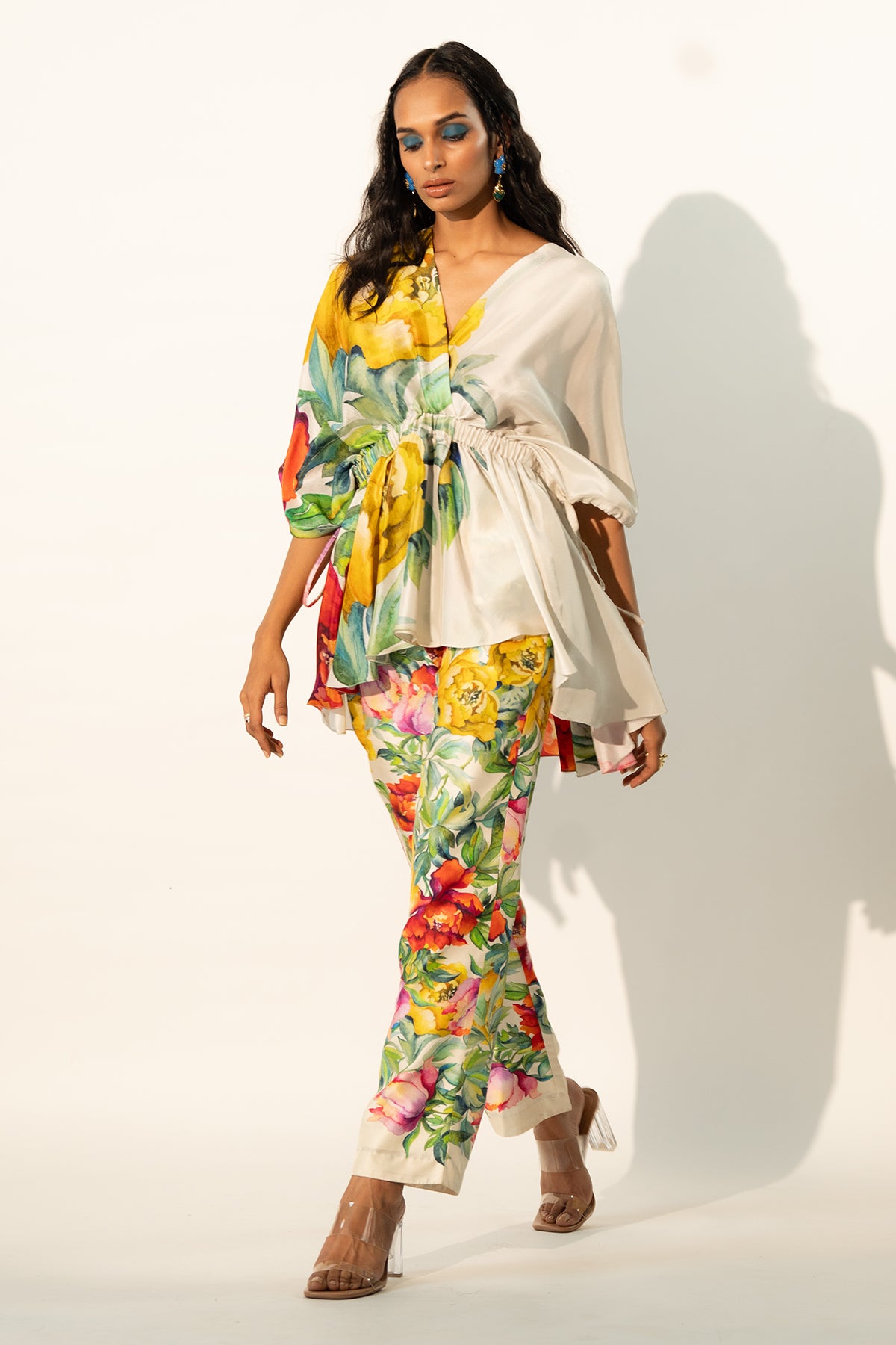 ELASTICATED WAIST TOP