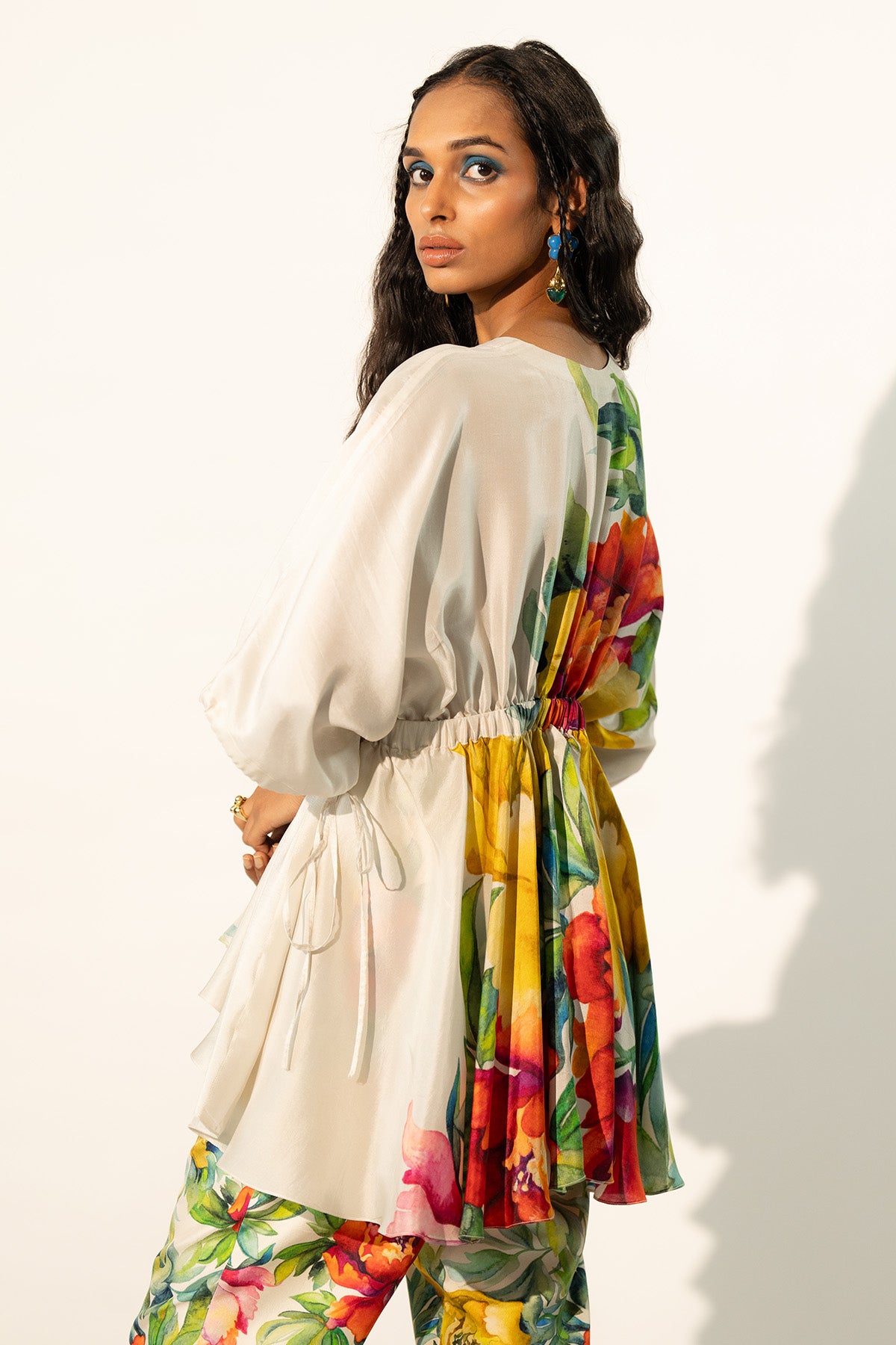 ELASTICATED WAIST TOP