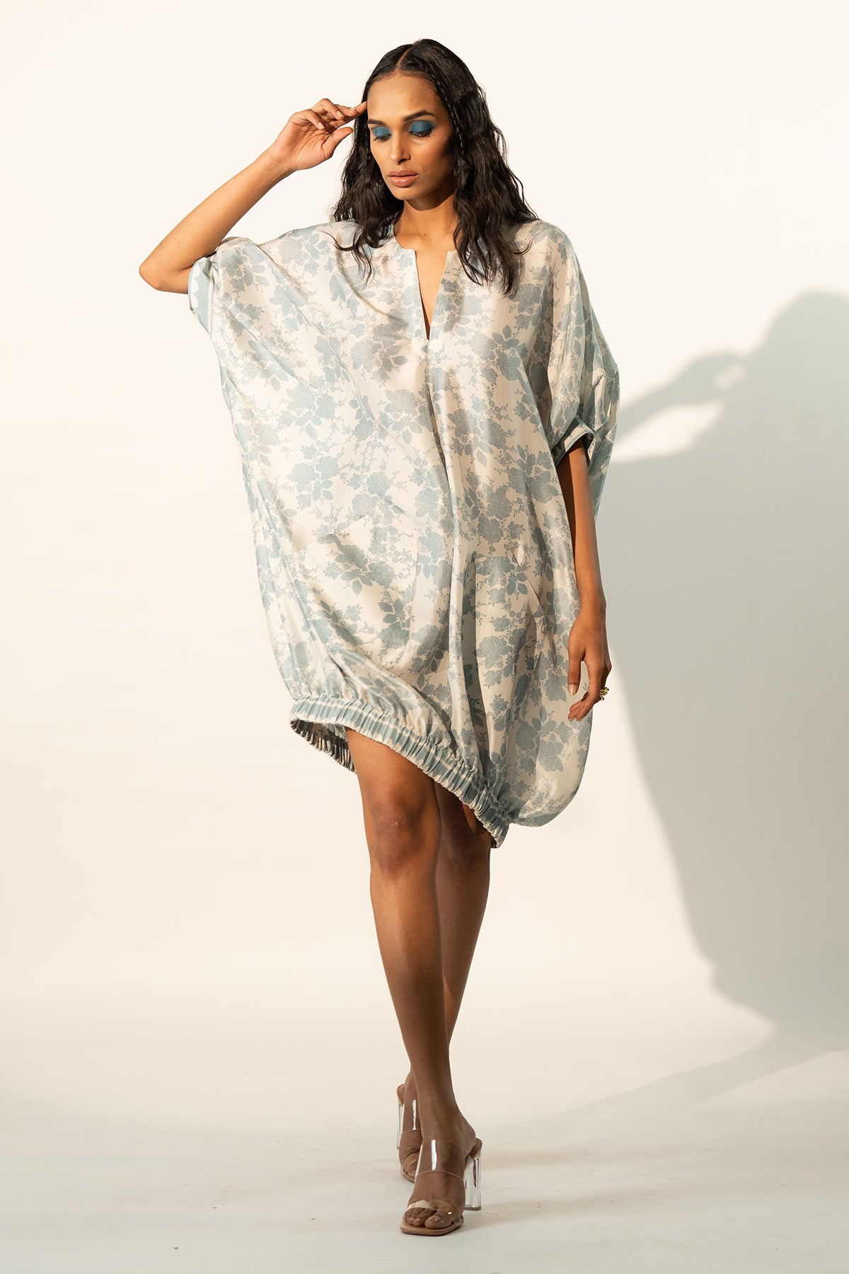 ELASTICATED HEM DRESS