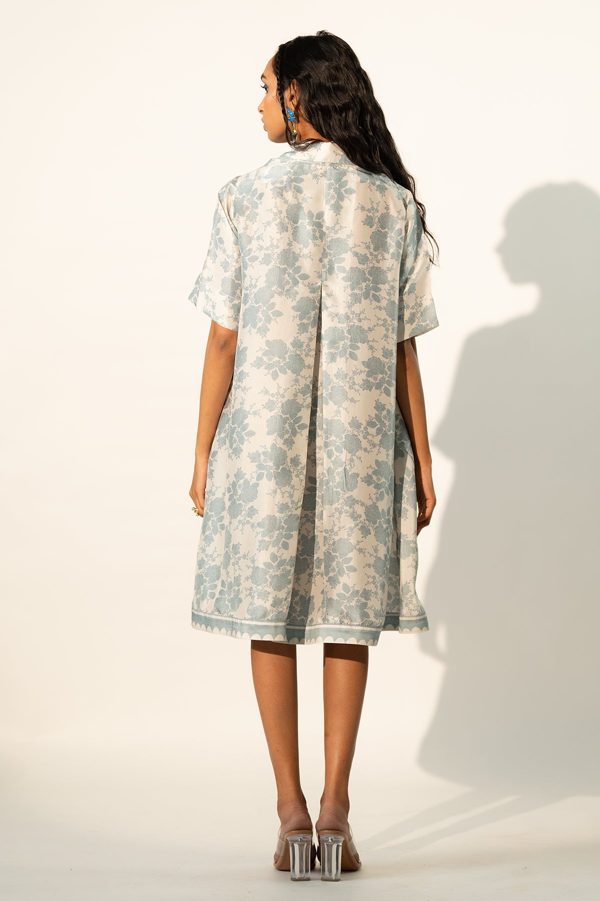 A LINE PATCH POCKET DRESS
