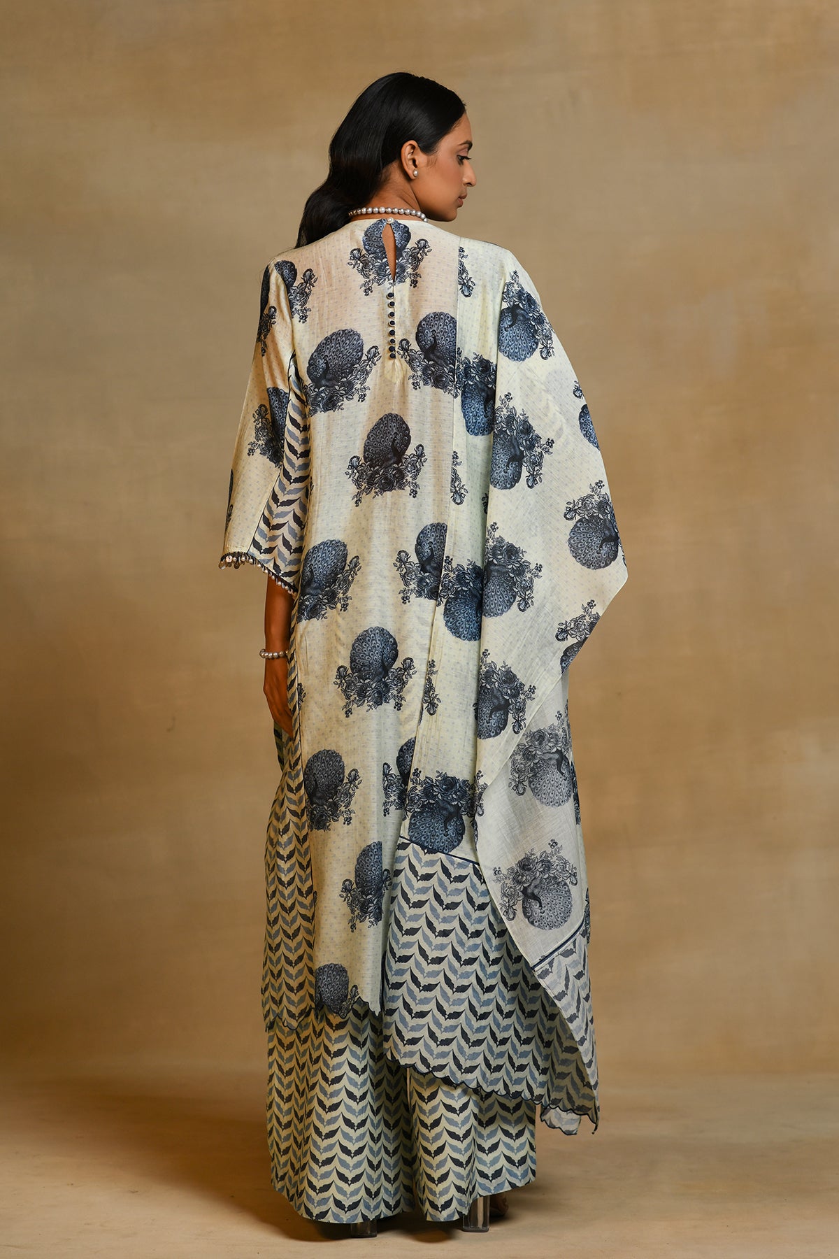 Chandni Blue Garden Kurta Set