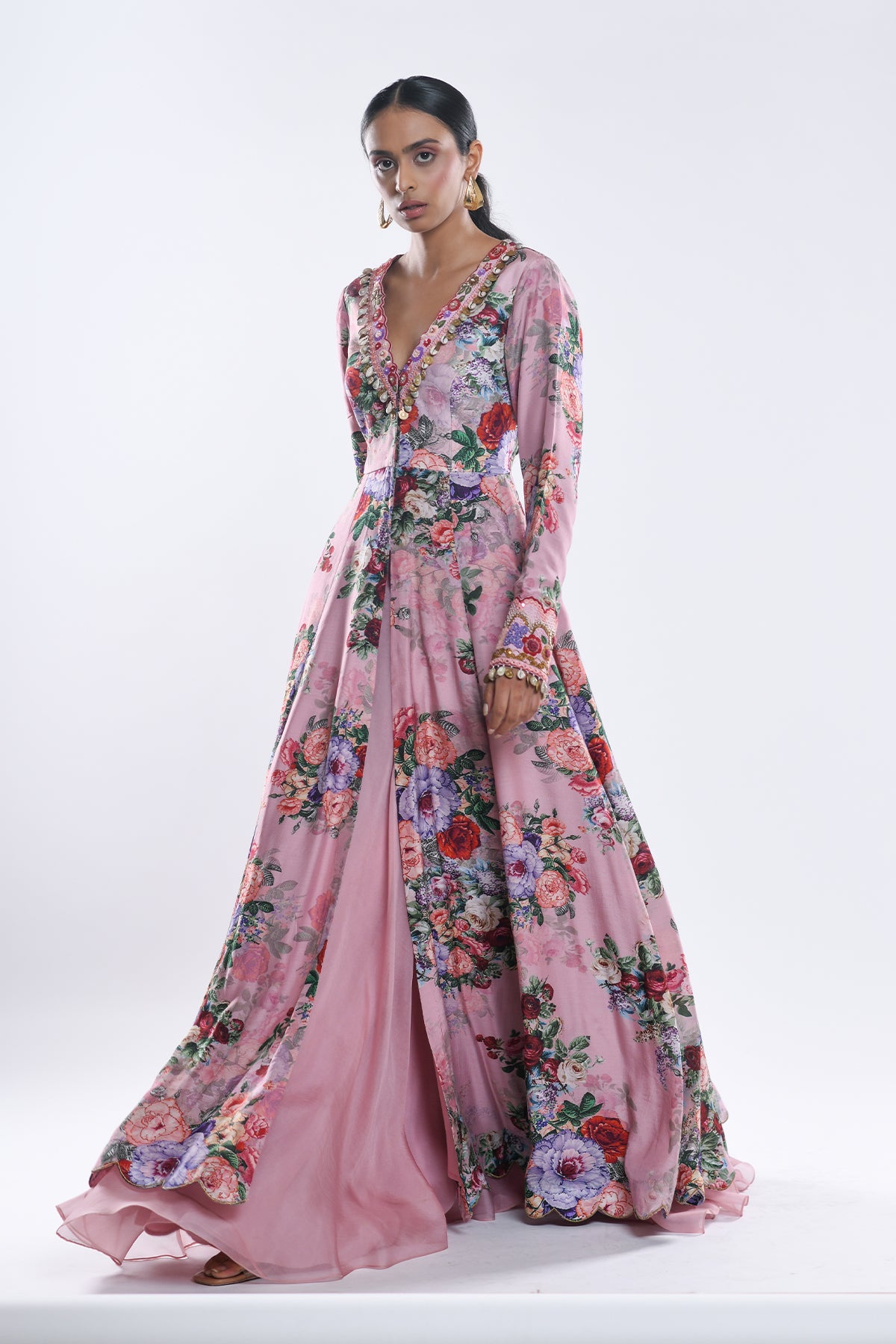 Anarkali Jacket Set
