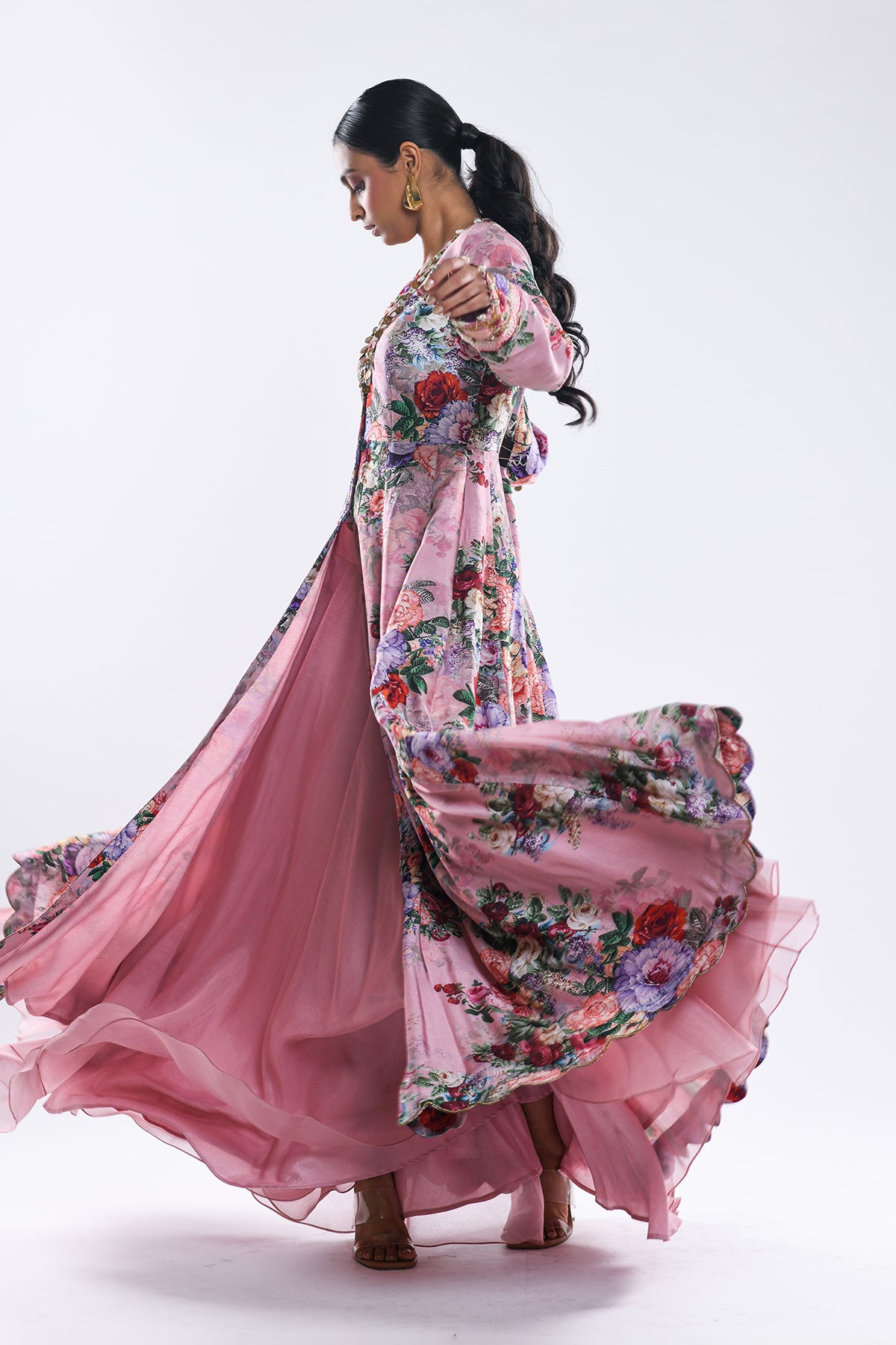 Anarkali Jacket Set
