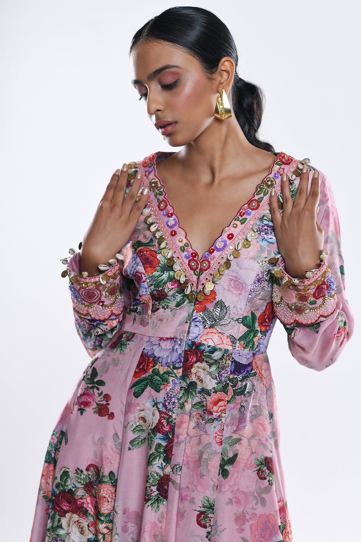 Anarkali Jacket Set