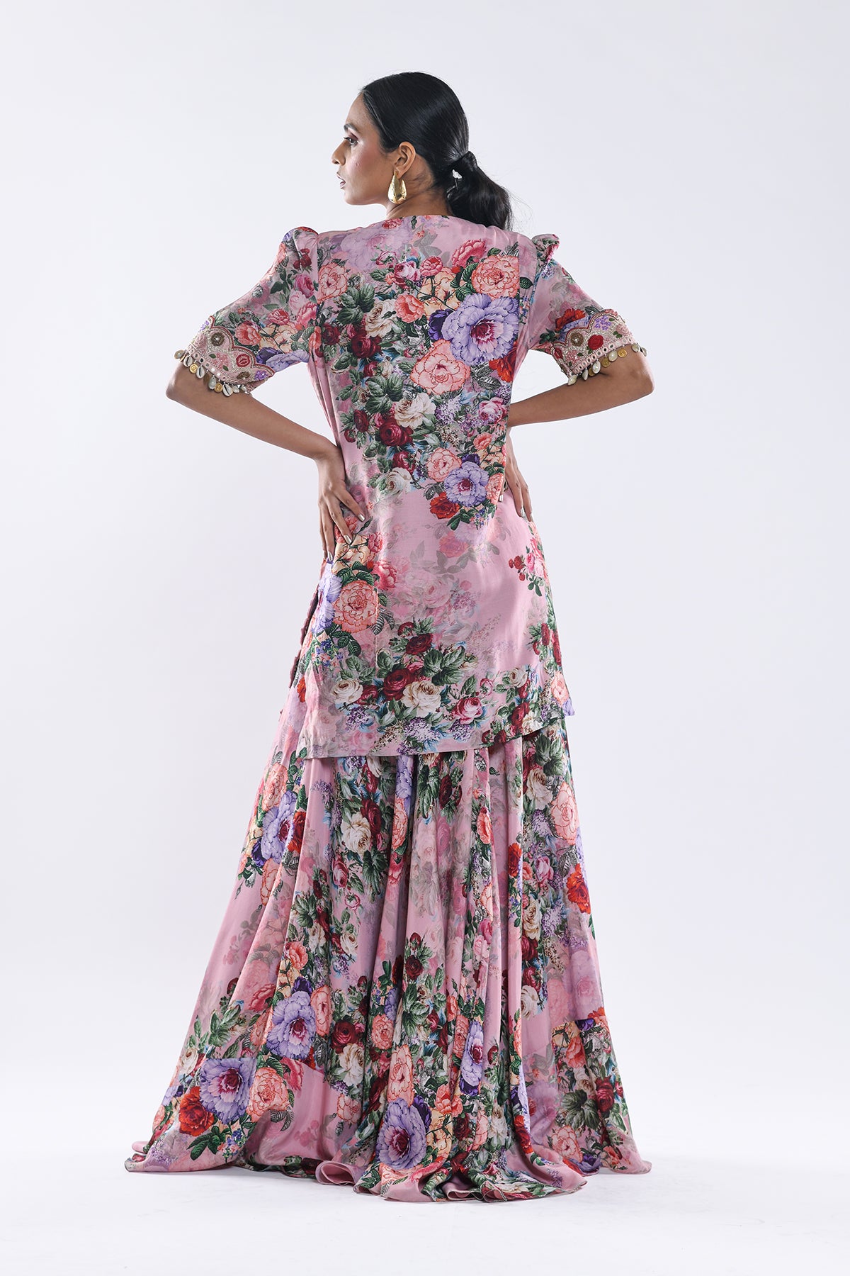 Printed Sharara Set