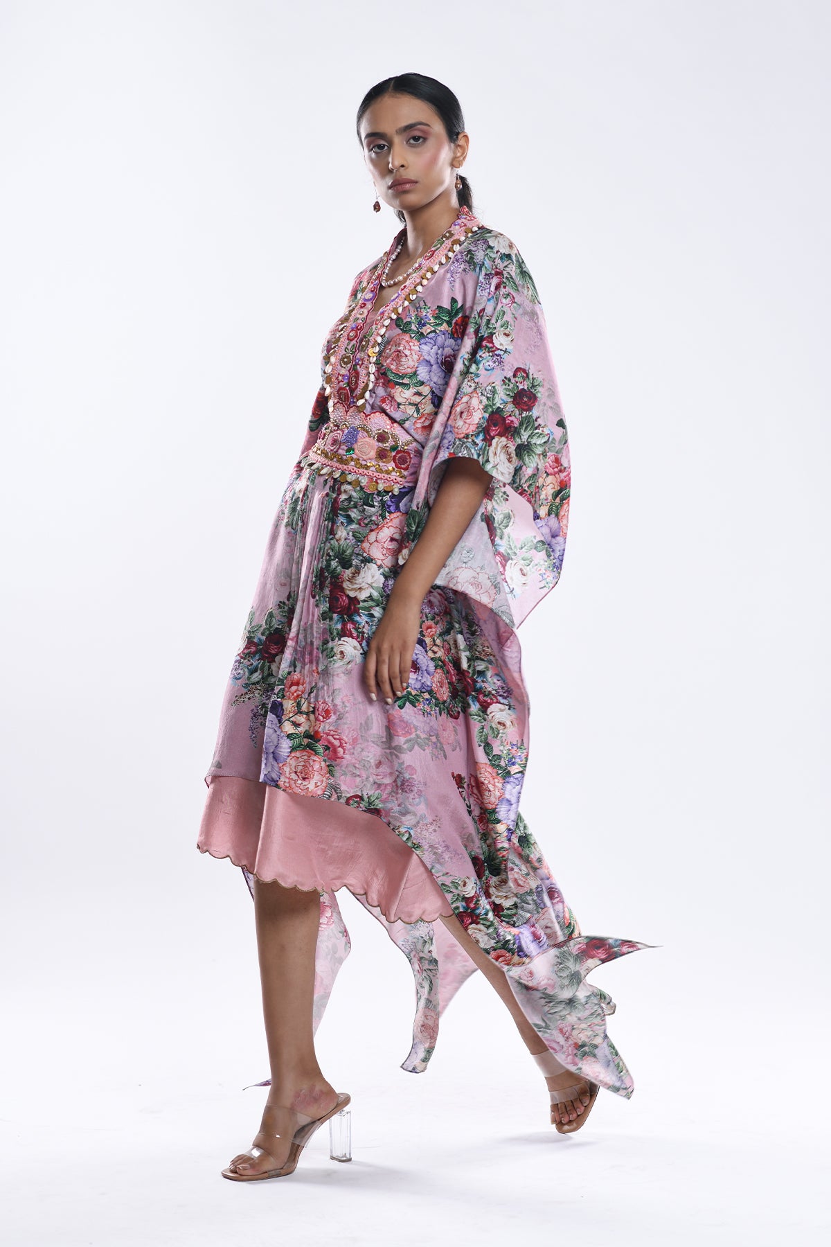 Draped Kaftan Set