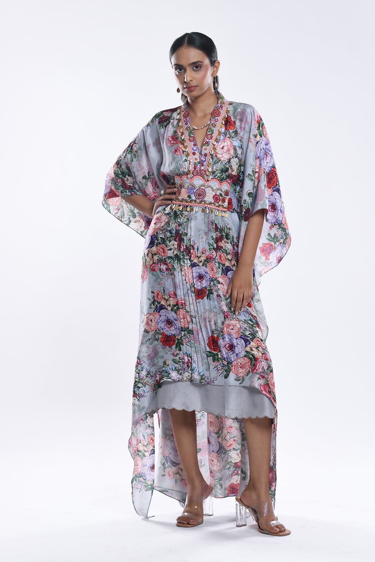 Draped Kaftan Set