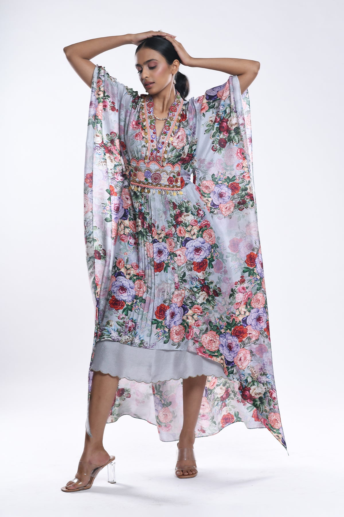 Draped Kaftan Set