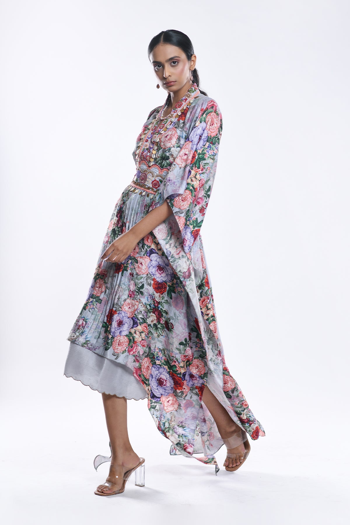 Draped Kaftan Set