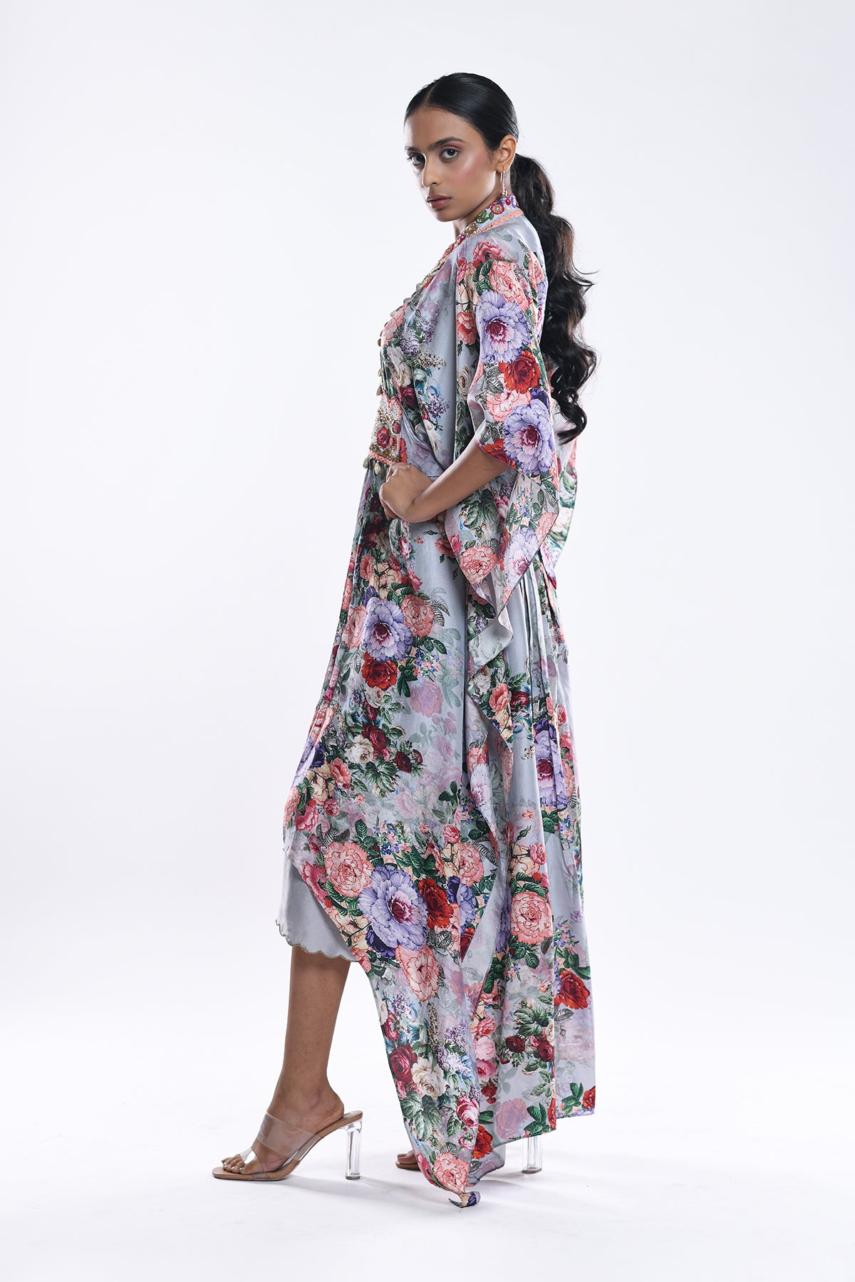 Draped Kaftan Set