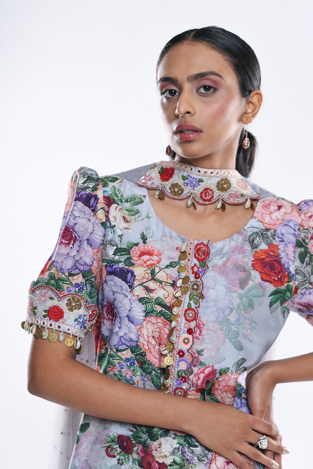 Printed Sharara Set