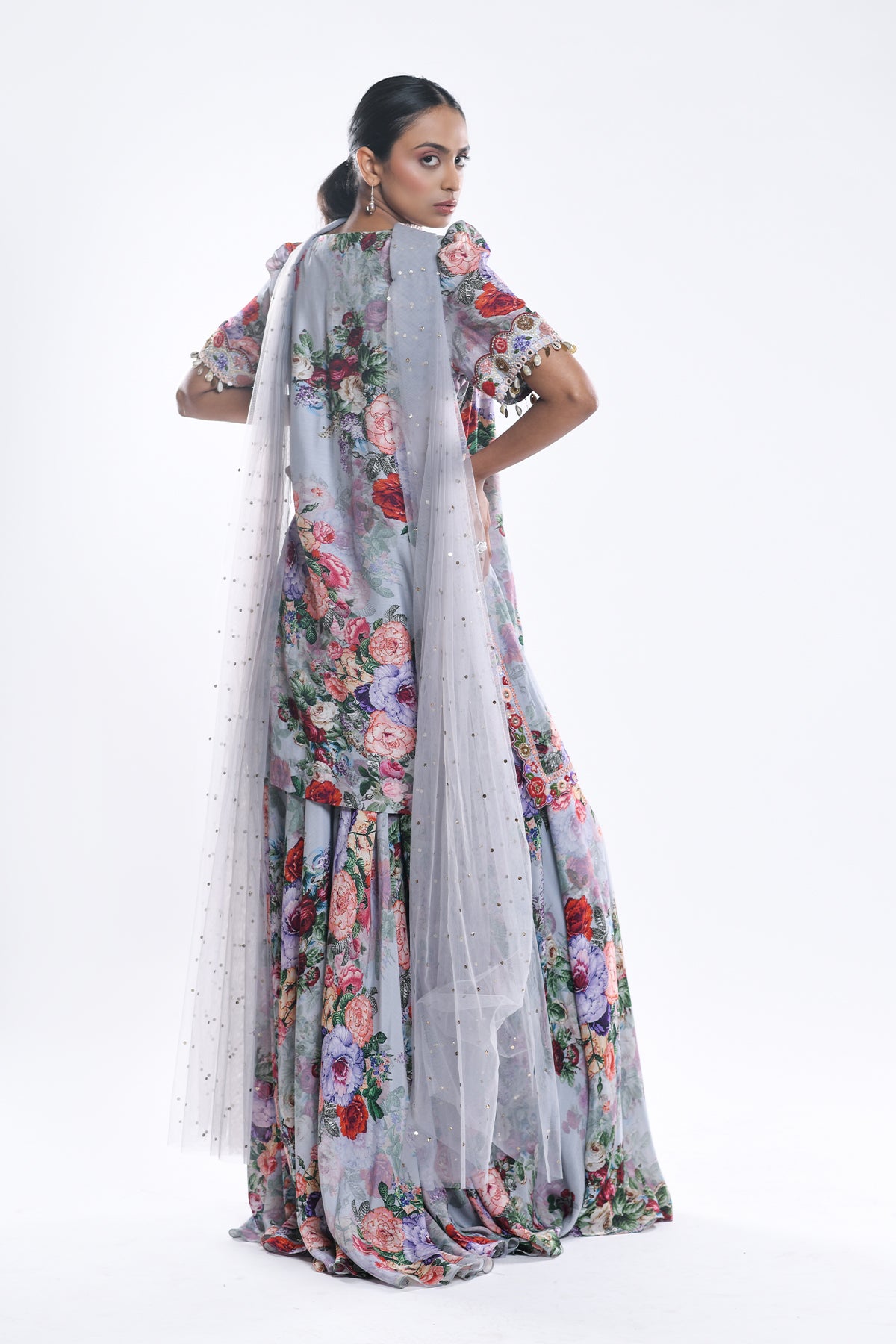 Printed Sharara Set