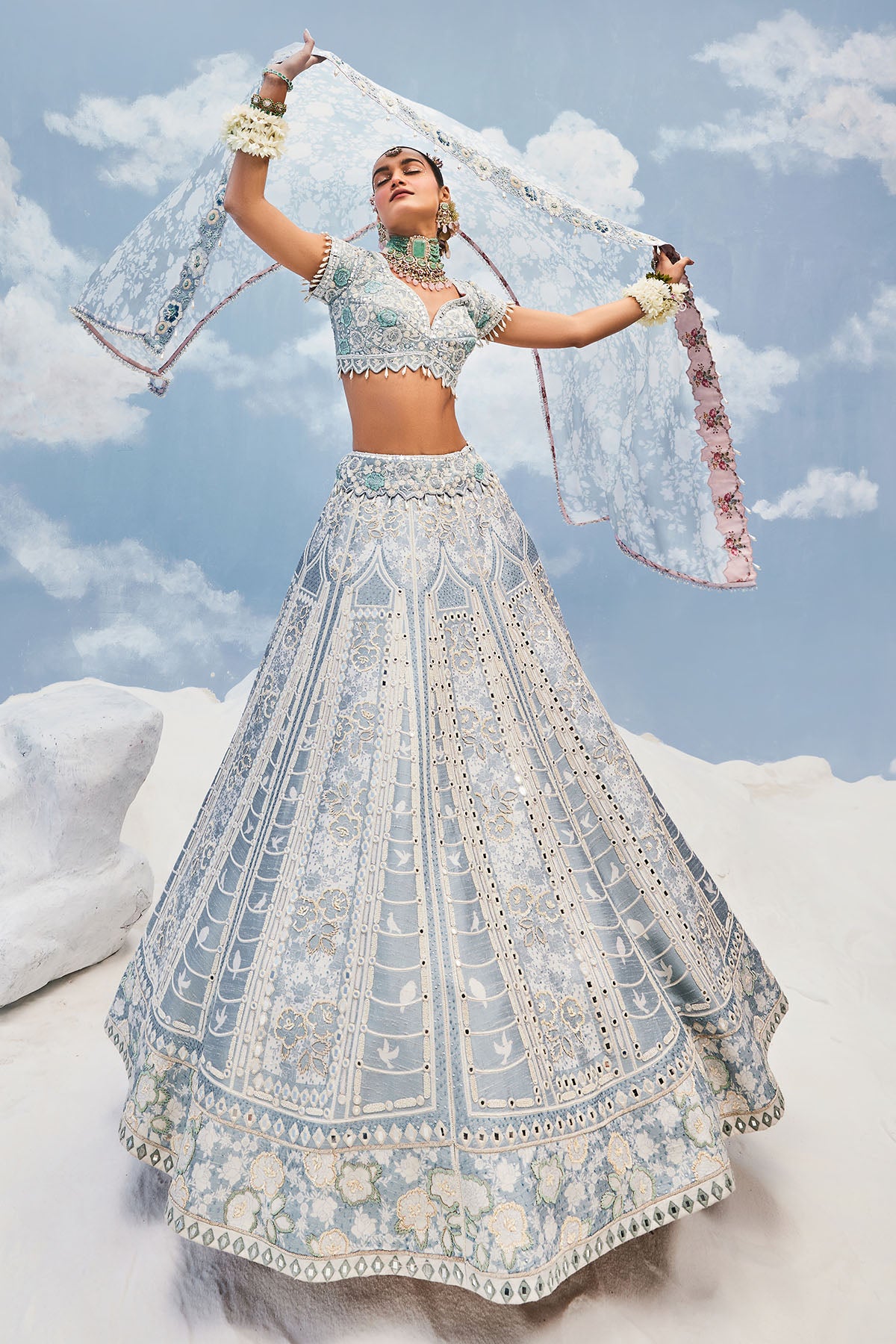 BLUE CITY LEHENGA