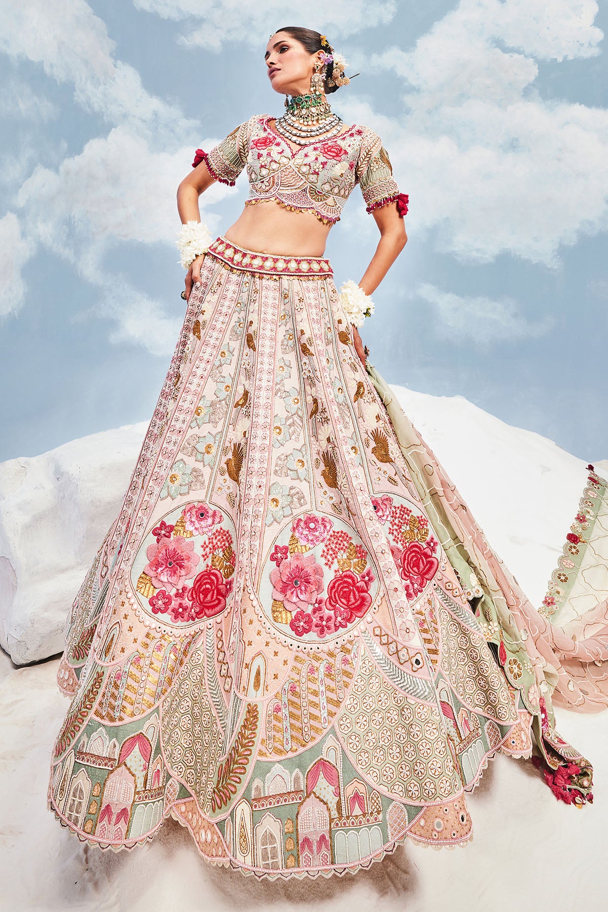 GASSET NOOR LEHENGA