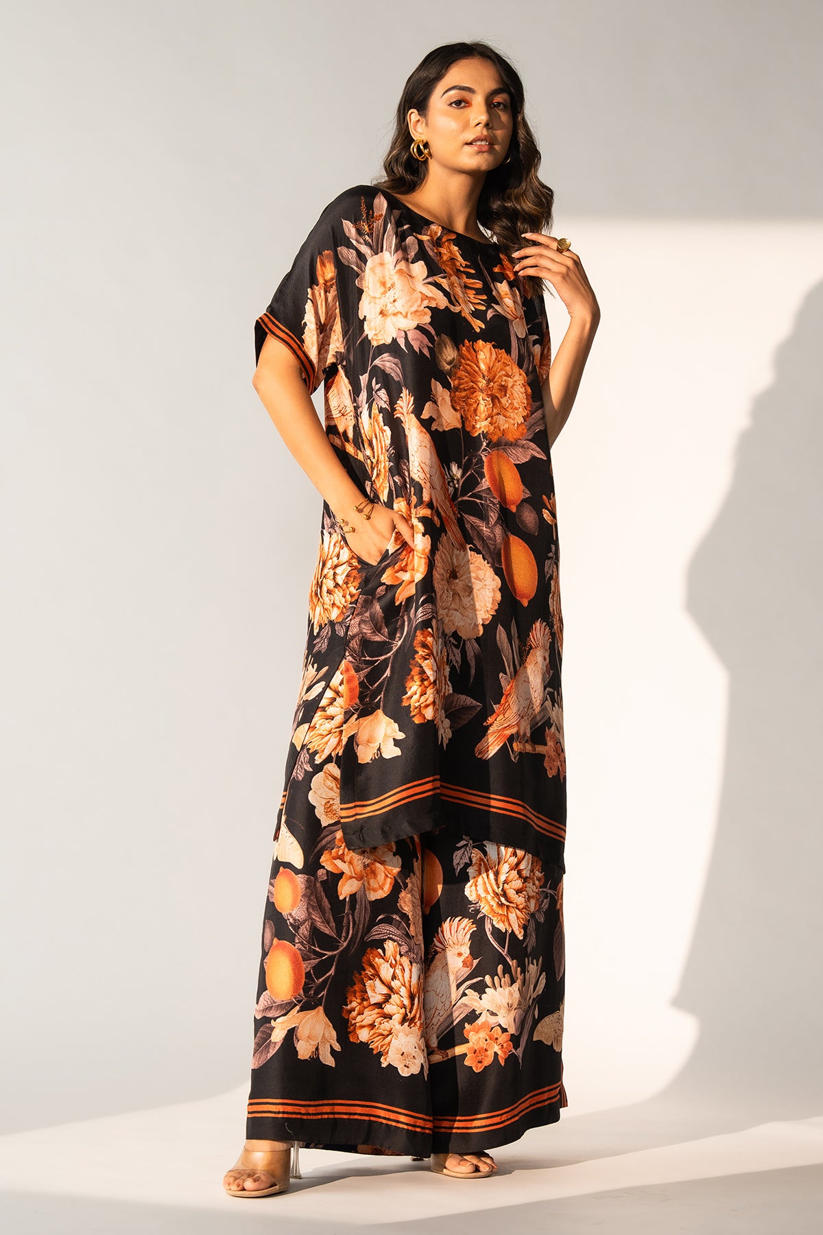 Kurta Kaftan and Palazzo