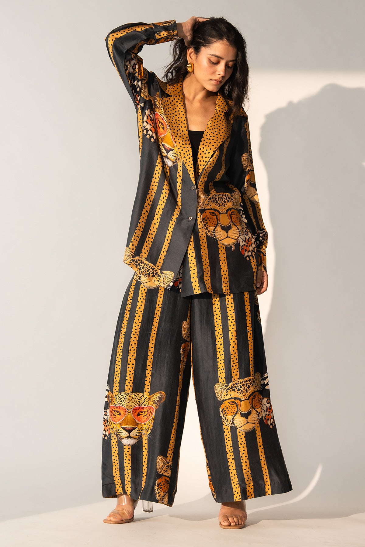 WRAP TUXEDO TOP
