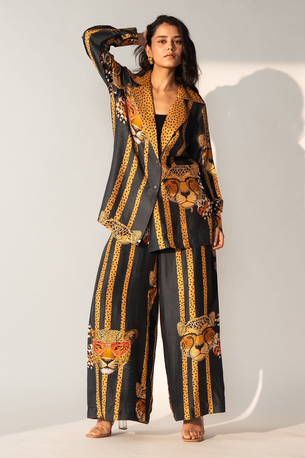 WRAP TUXEDO TOP