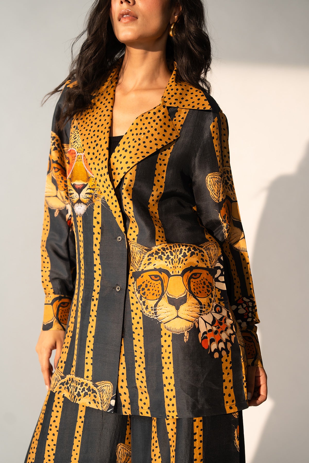 WRAP TUXEDO TOP